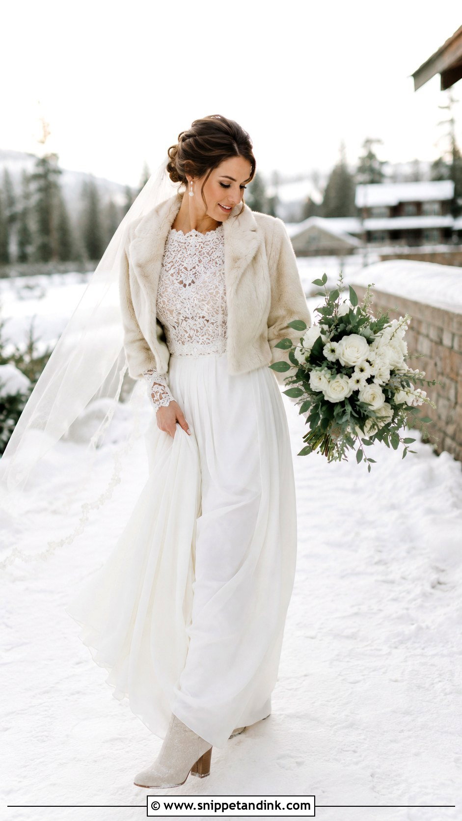 Boho Winter Wedding Dress - Snippet and Ink - 20 Bohem Gelinlik Wedding Ideas