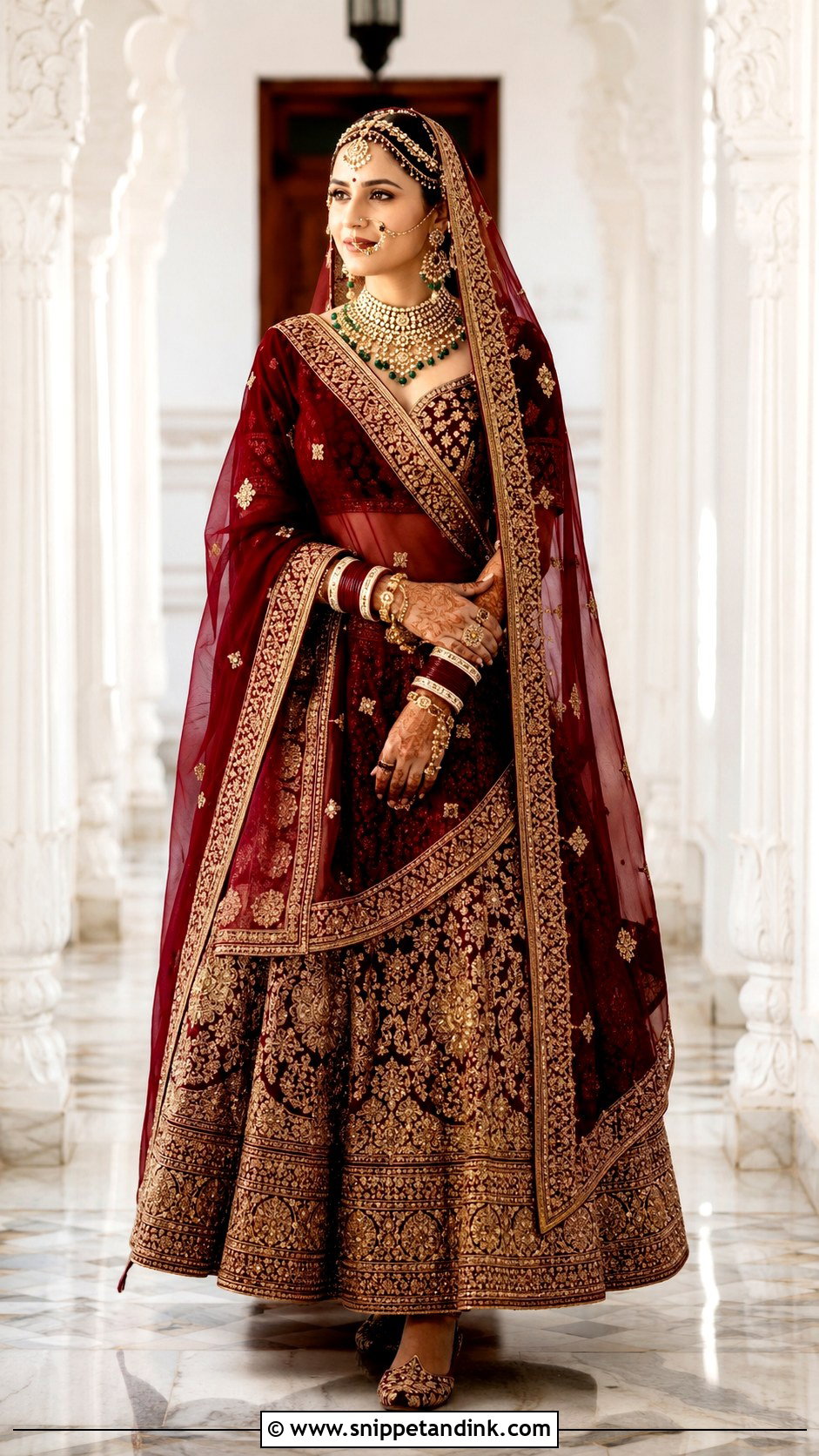 Borla Marwadi Bridal Look - Snippet and Ink - 25 Marwadi Bride Ideas