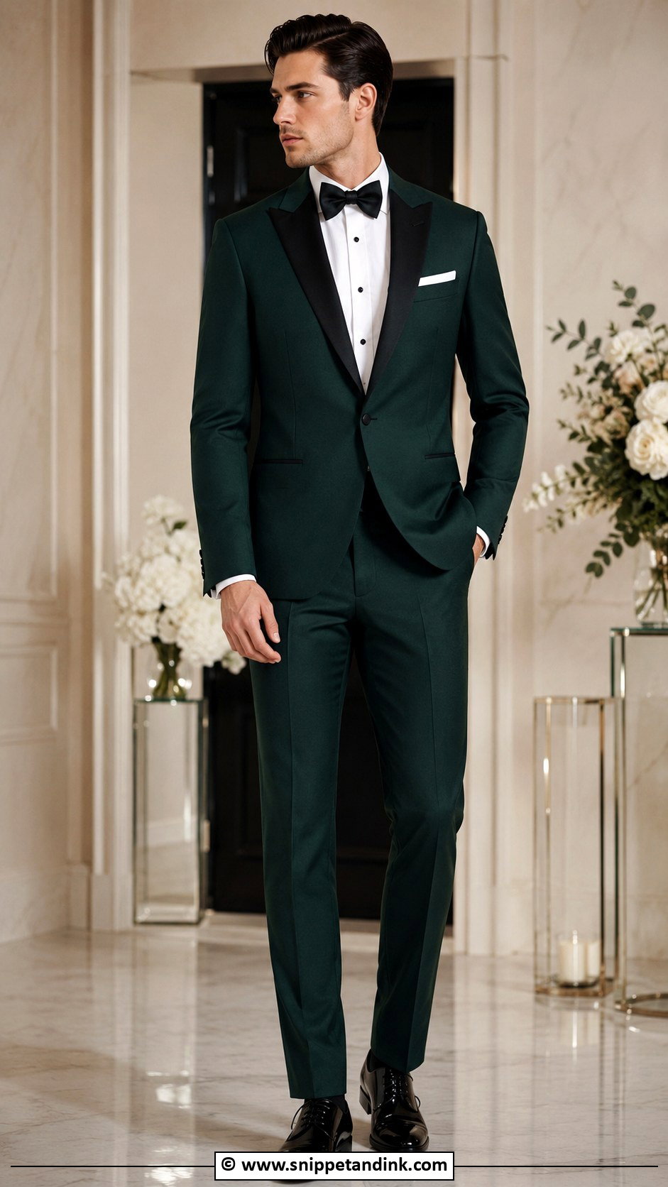 Bottle Green Wedding Suit - Snippet and Ink - 30 Green Wedding Suit Ideas