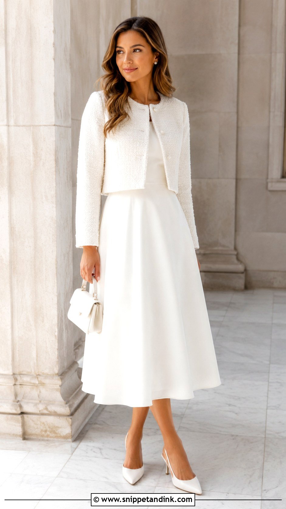 Boucle Bridal Coat - Snippet and Ink - 25 Bridal Coat Ideas