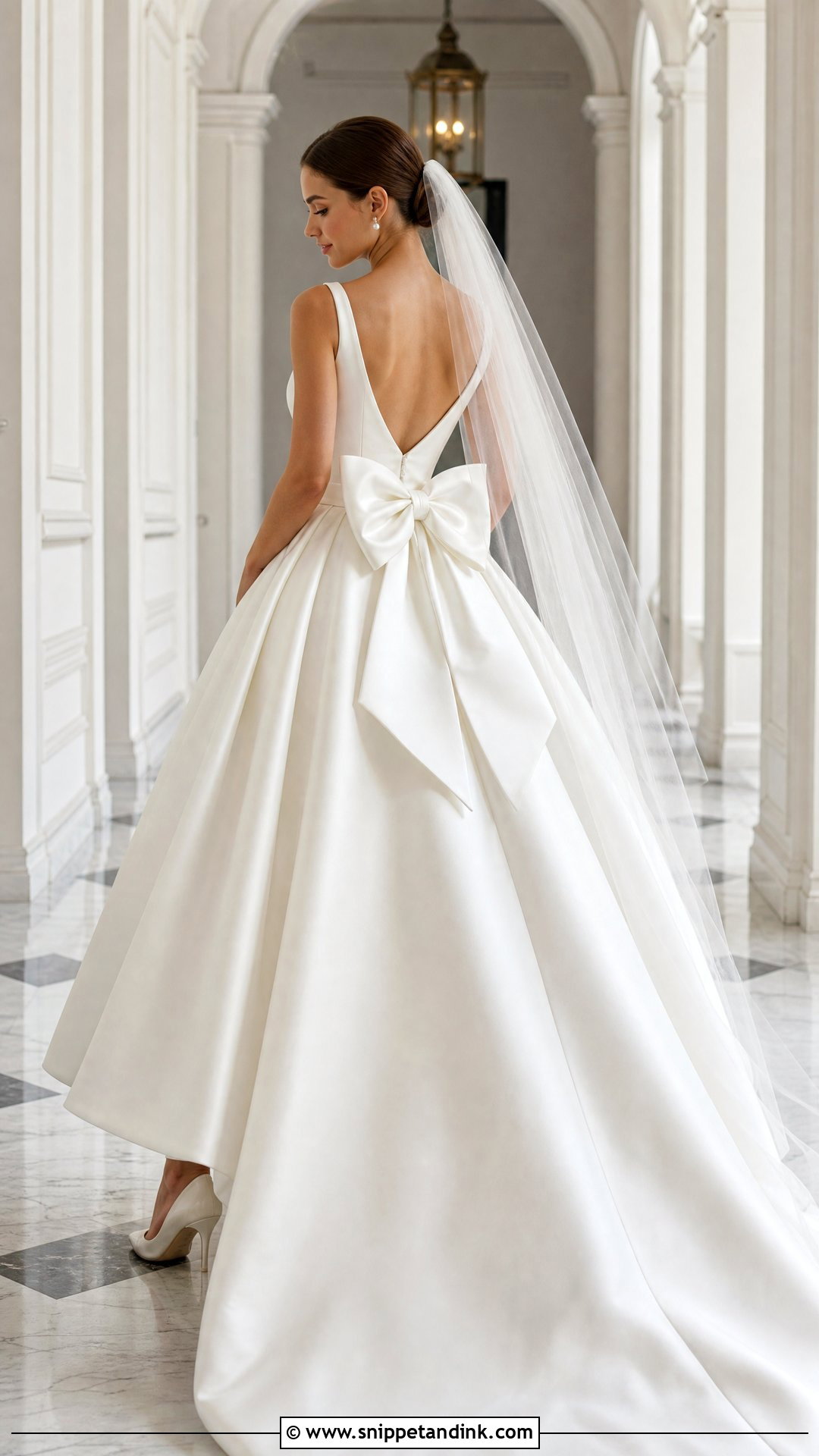 Bow Back Ball Gown Wedding Dress - Snippet and Ink - 20 Huge Wedding Dress Ideas