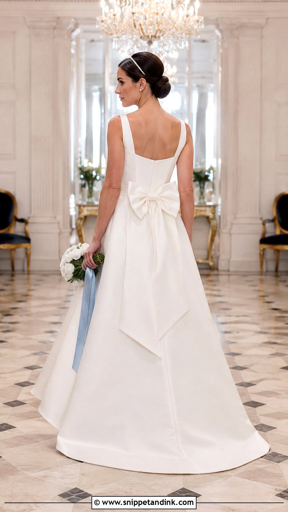 Bow Back Blair Wedding Dress - Snippet and Ink - 20 Blair Wedding Dress Ideas