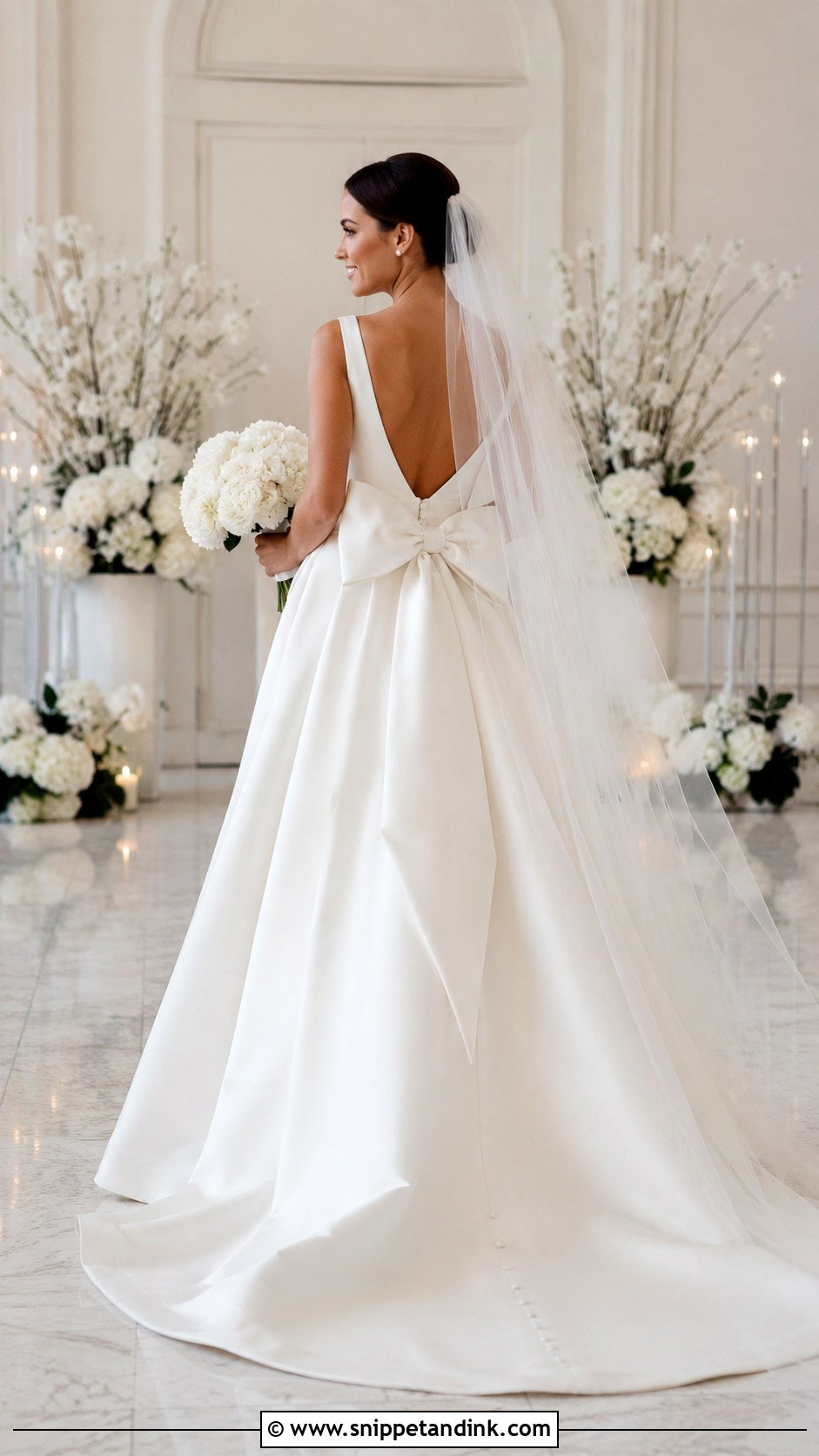 Bow Back Bridal Dress - Snippet and Ink - 20 New Bridal Dress Designs