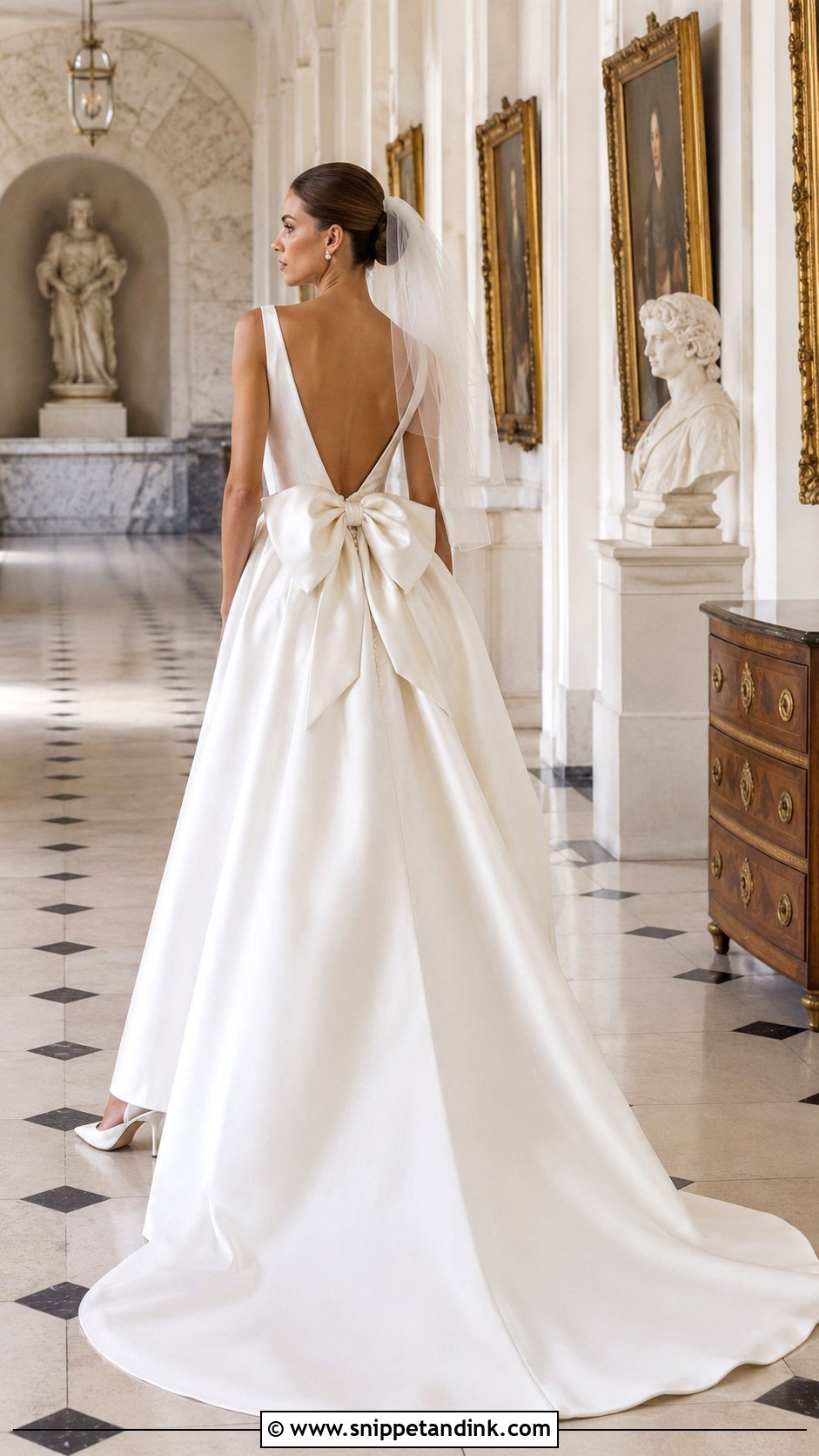 Bow Back Bridal Gown - Snippet and Ink - 20 2024 Bridal Gowns