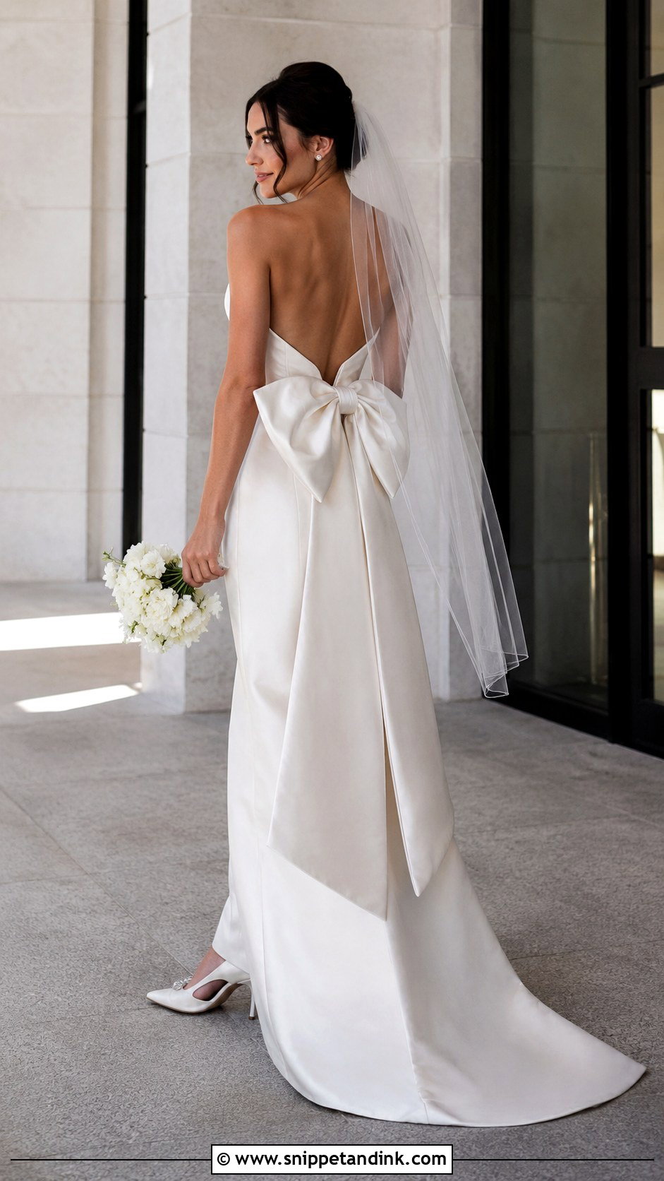 Bow Back Bridal Gown - Snippet and Ink - 20 Bridal Frocks Gowns Wedding Dresses
