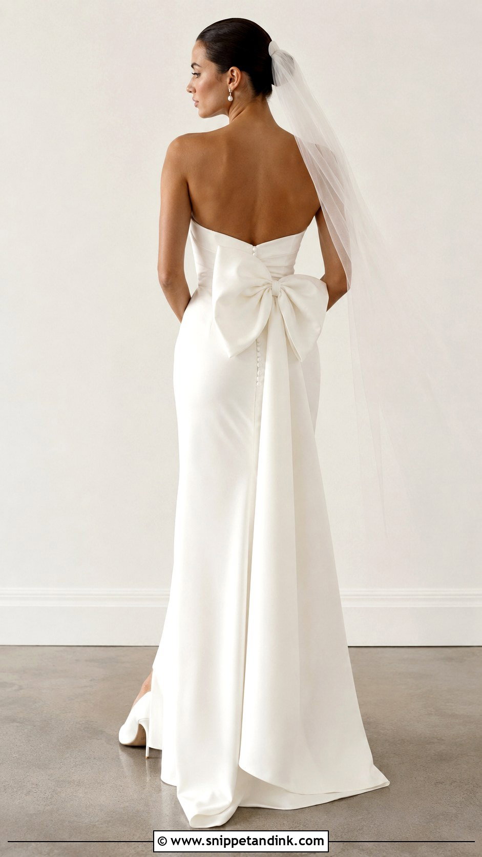 Bow Back Bride Dress - Snippet and Ink - 25 Bride Dress 2025 Ideas