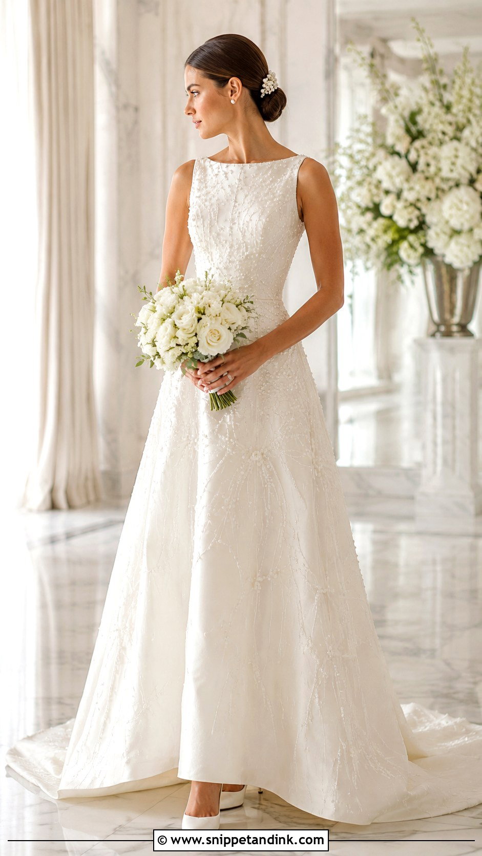 Bow Back Bride Look - Snippet and Ink - 25 Timeless Bride Ideas