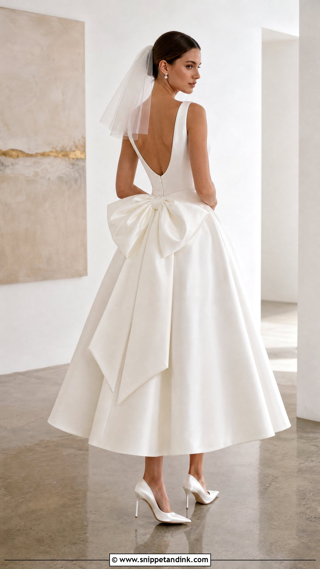Bow Back Couture Bridal Gown - Snippet and Ink - 25 Couture Bridal Gowns