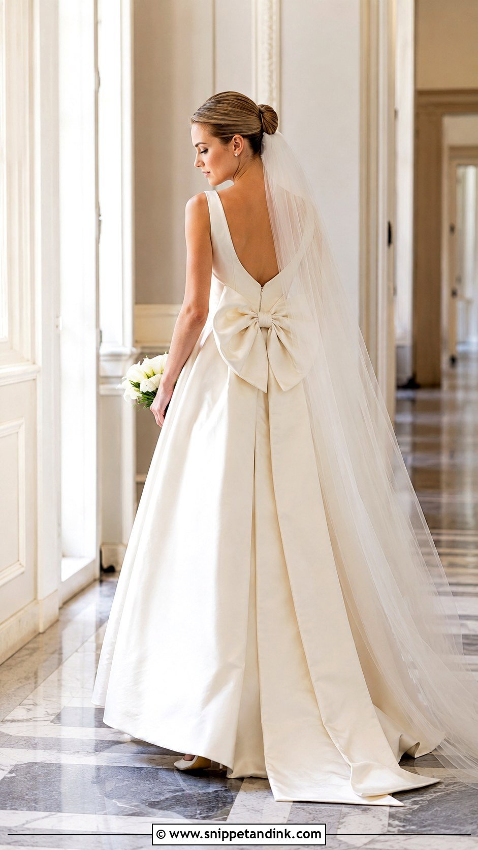 Bow Back Couture Wedding Dress - Snippet and Ink - 20 Couture Wedding Dresses