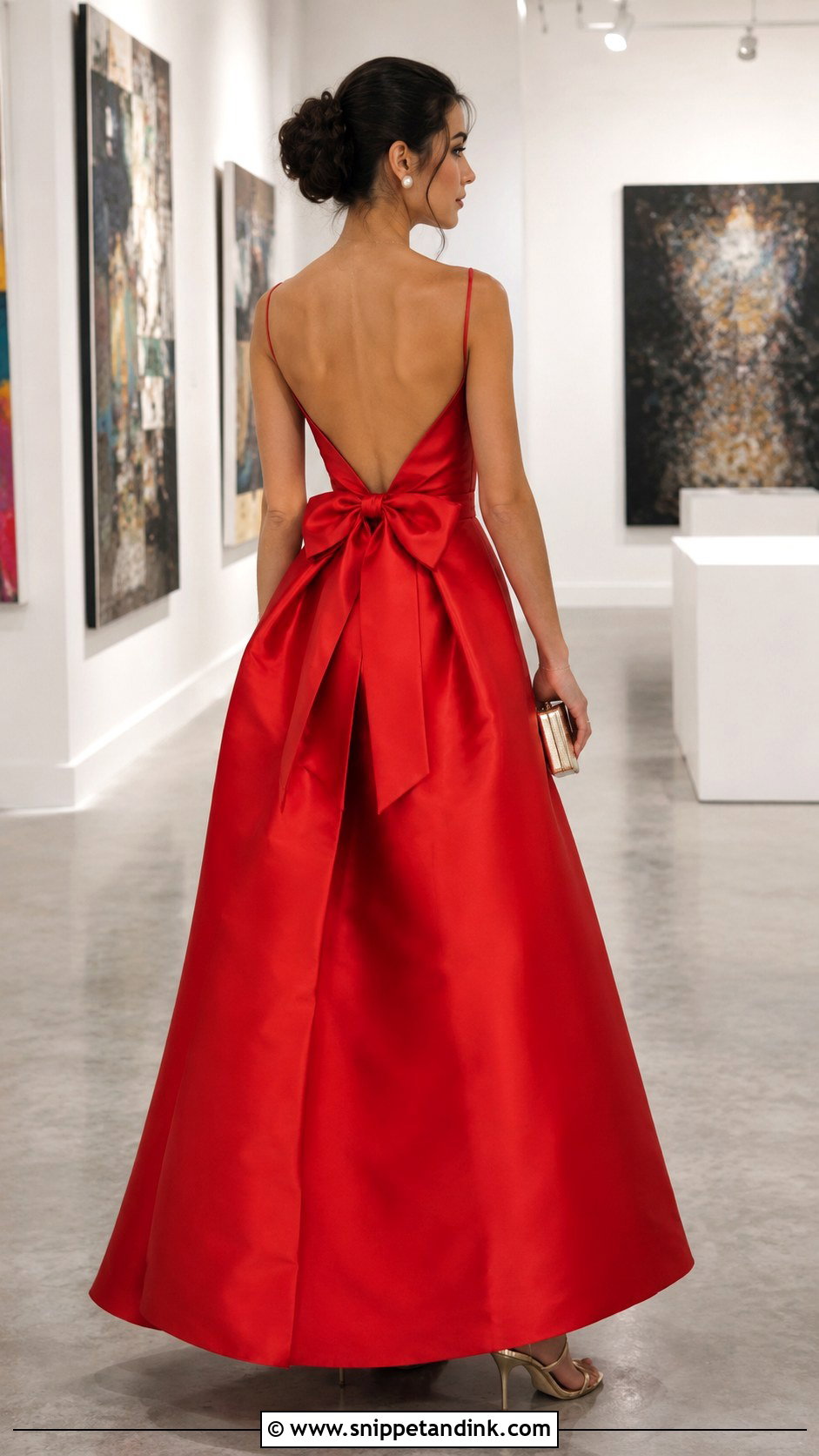 Bow Back Gown - Snippet and Ink - 20 New Gown Design Ideas