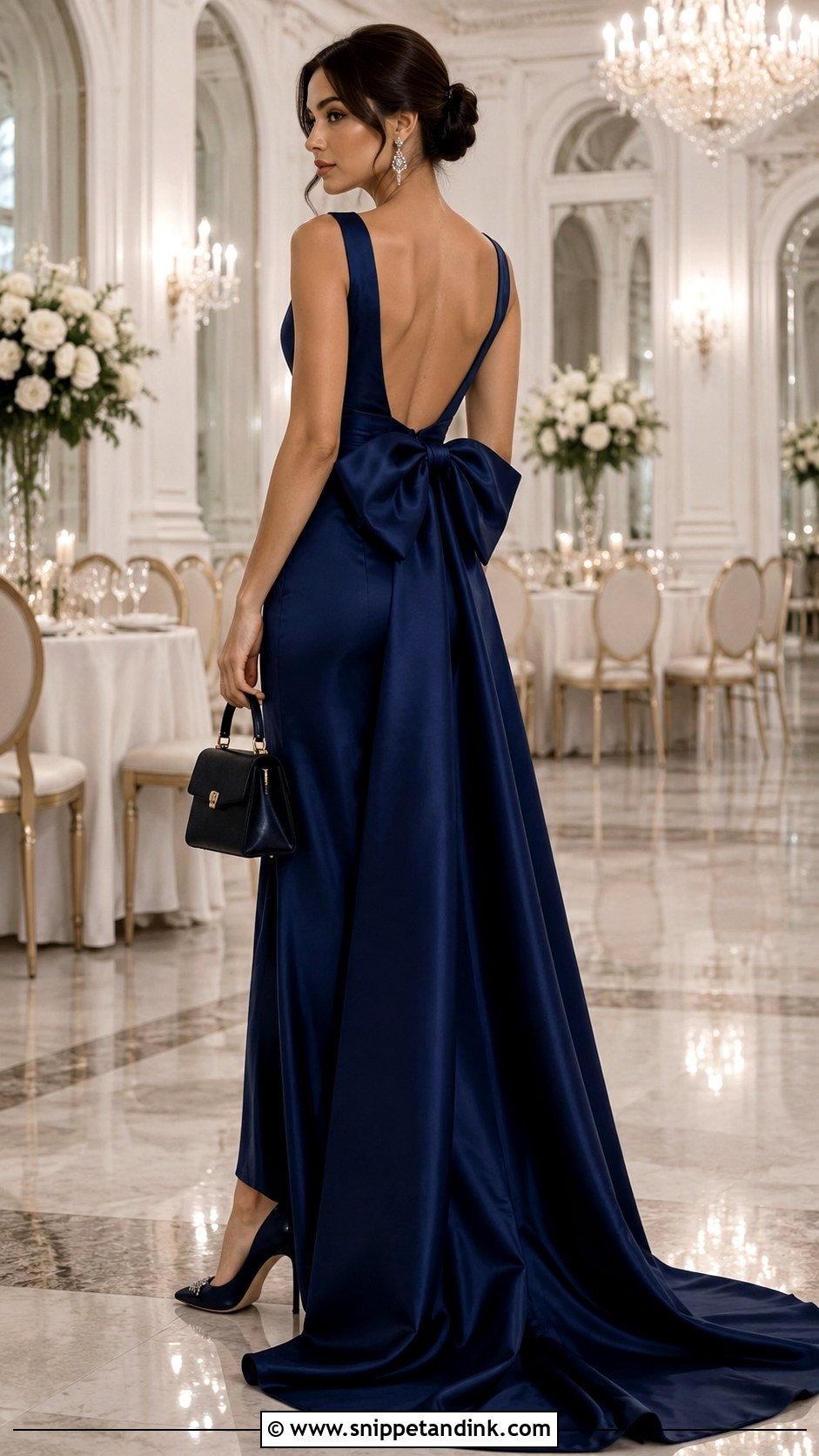 Bow Back Gown - Snippet and Ink - 20 Gown Designer Ideas
