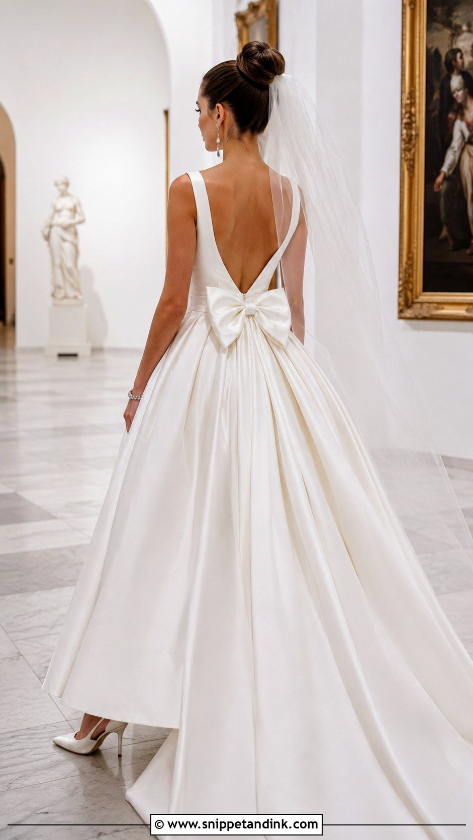 Bow Back Princess Wedding Dress - Snippet and Ink - 20 Big Poofy Princesses Wedding Dresses