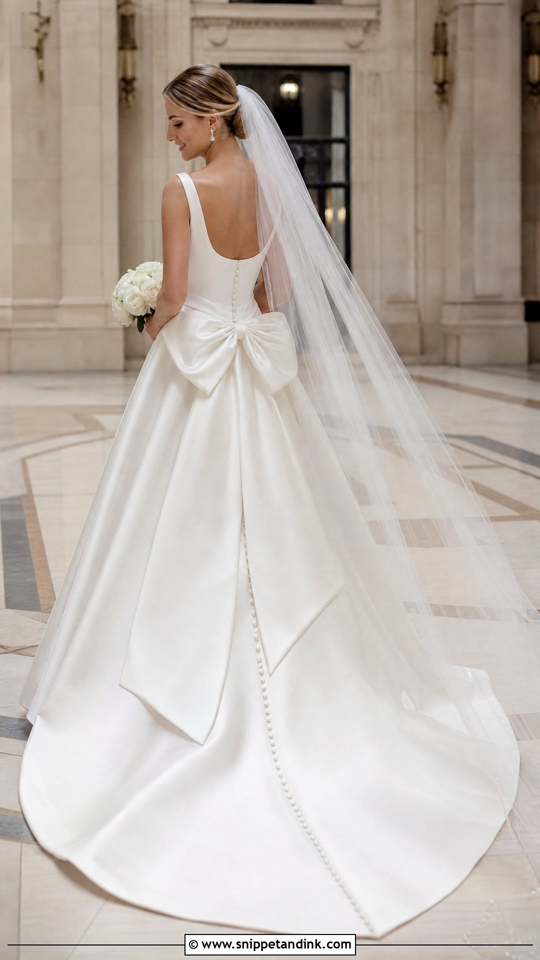 Bow Back Princess Wedding Dress - Snippet and Ink - 20 Pretty Wedding Dresses Princesses