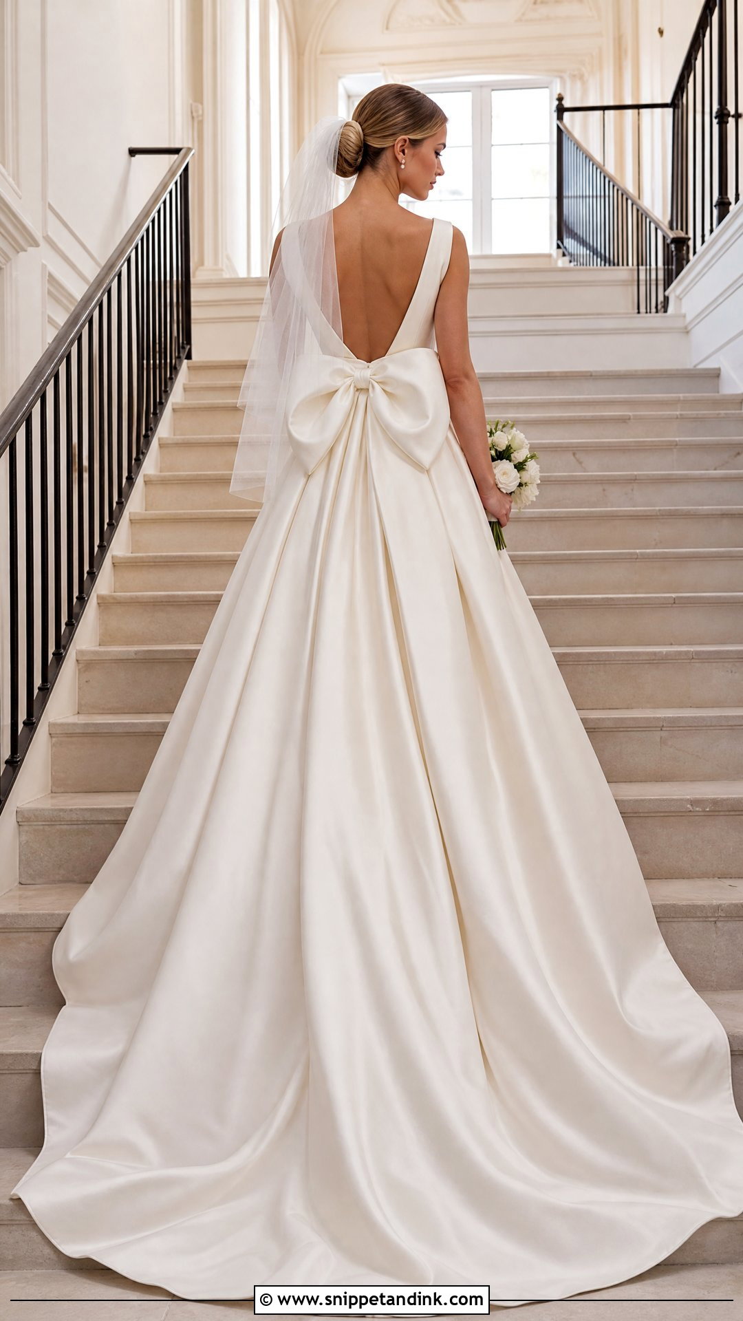 Bow Back Princess Wedding Dress - Snippet and Ink - 20 Princess Elegant Wedding Dresses