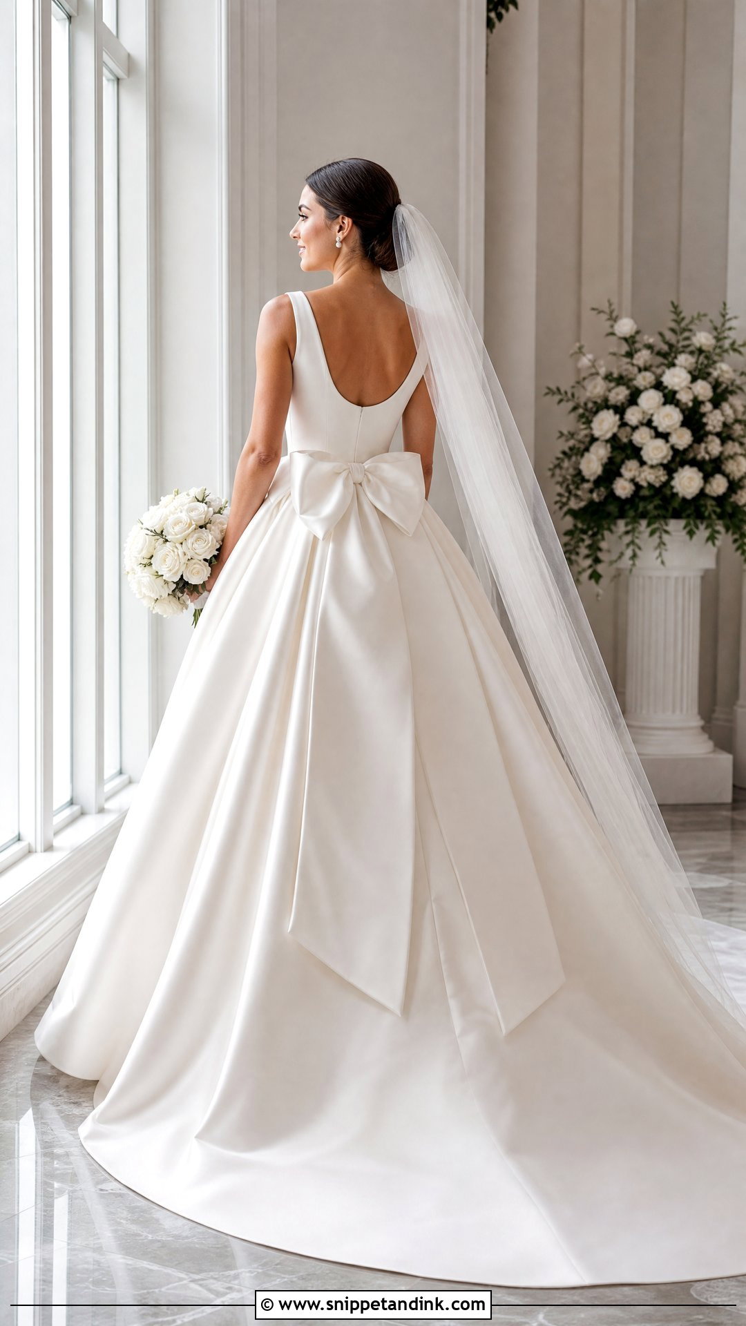 Bow Back Princess Wedding Gown - Snippet and Ink - 20 Princess Wedding Gown Fairytale Ideas