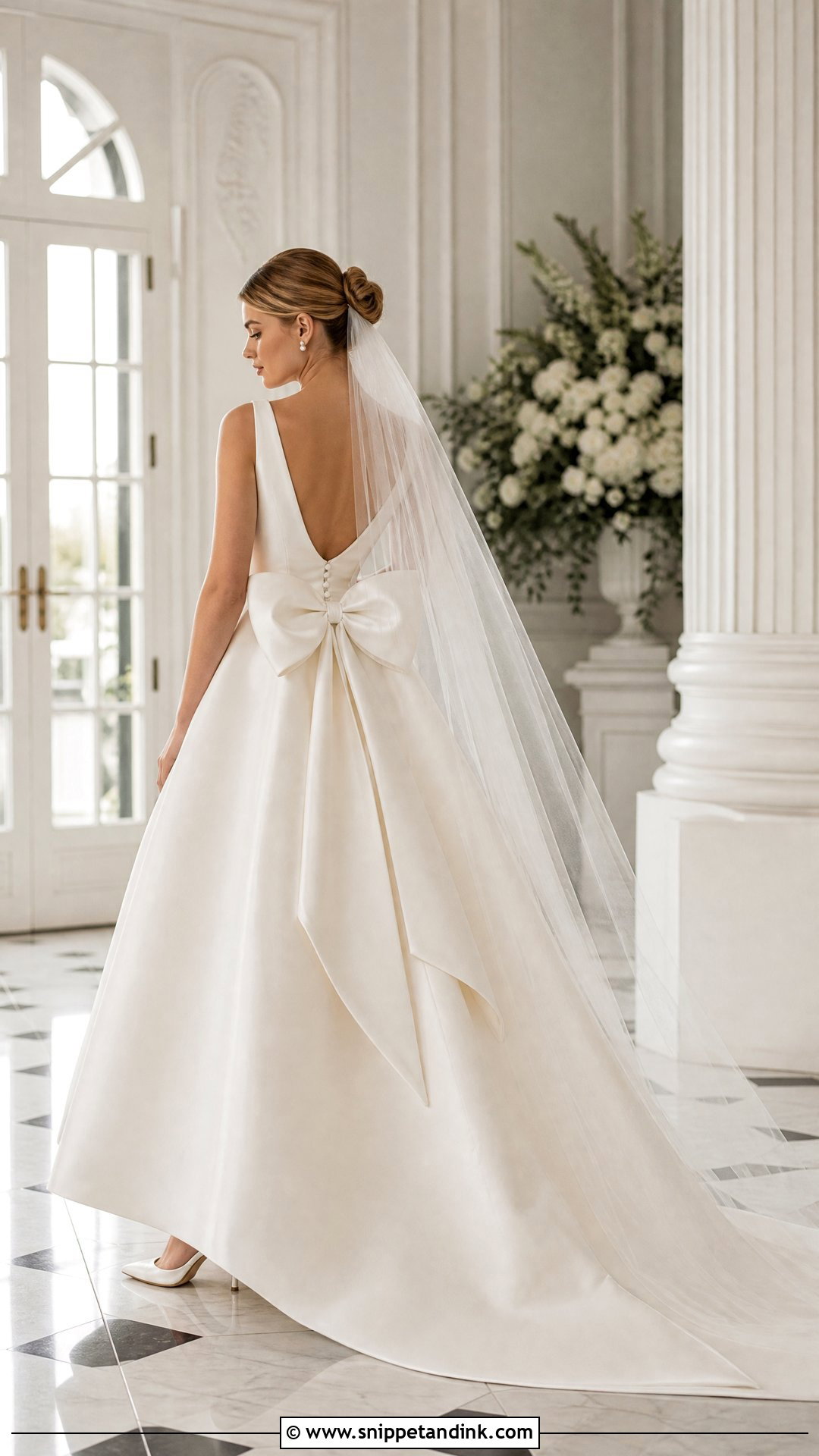 Bow Back Wedding Ceremony Dress - Snippet and Ink - 20 Wedding Ceremony Dress Ideas