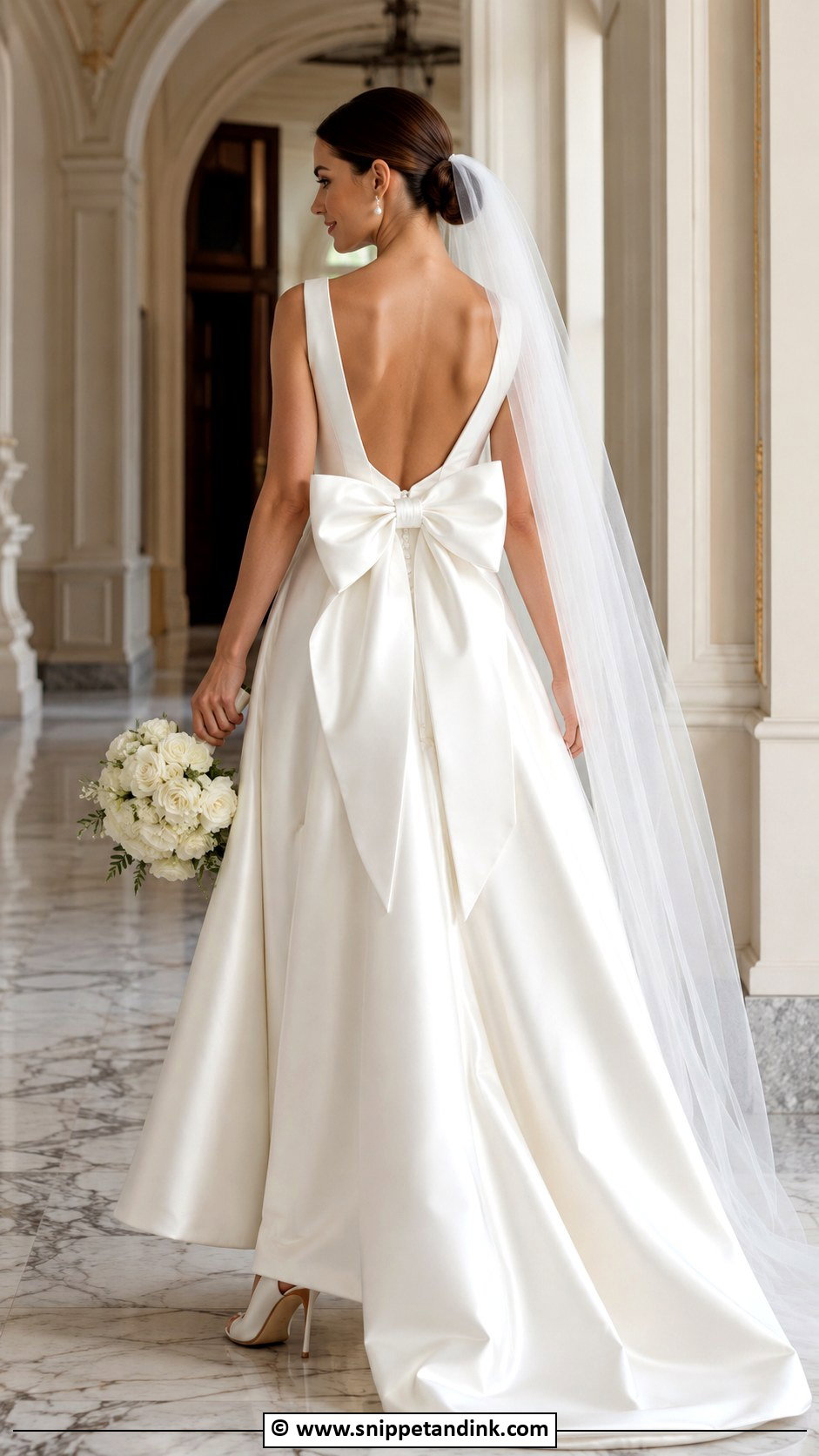 Bow Back Wedding Dress - Snippet and Ink - 35 My Wedding Dress Ideas