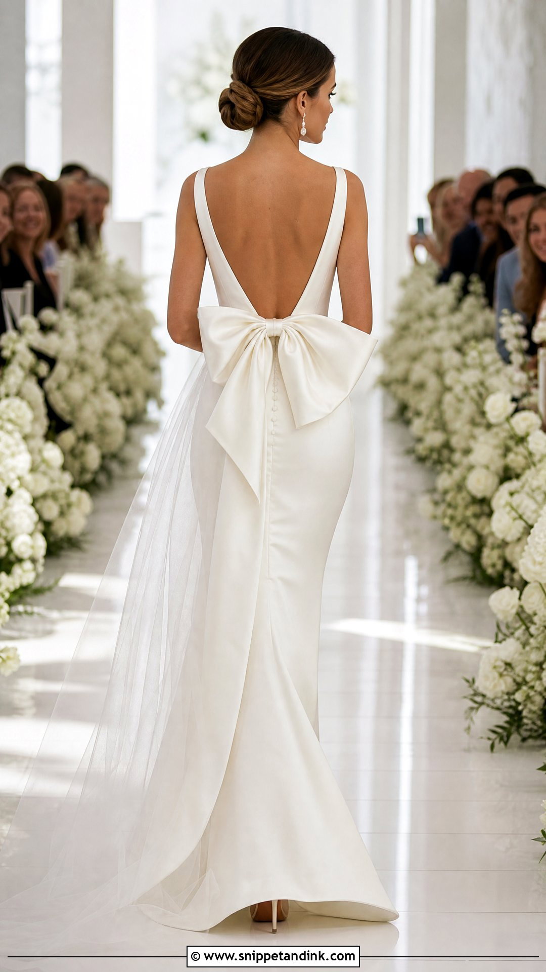 Bow Back Wedding Dress - Snippet and Ink - 25 Cool Wedding Dresses