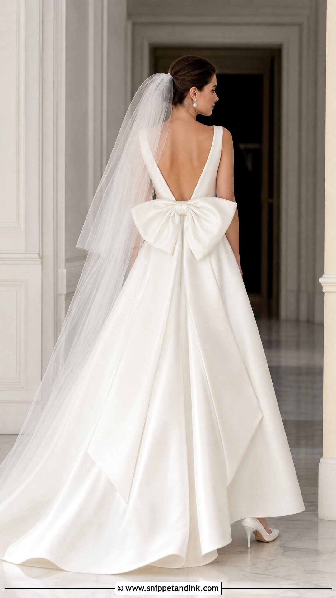 Bow Back Wedding Dress - Snippet and Ink - 25 Magical Wedding Dress Ideas