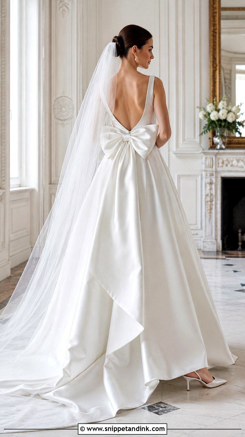 Bow Back Wedding Dress - Snippet and Ink - 20 Best Wedding Dress Ideas