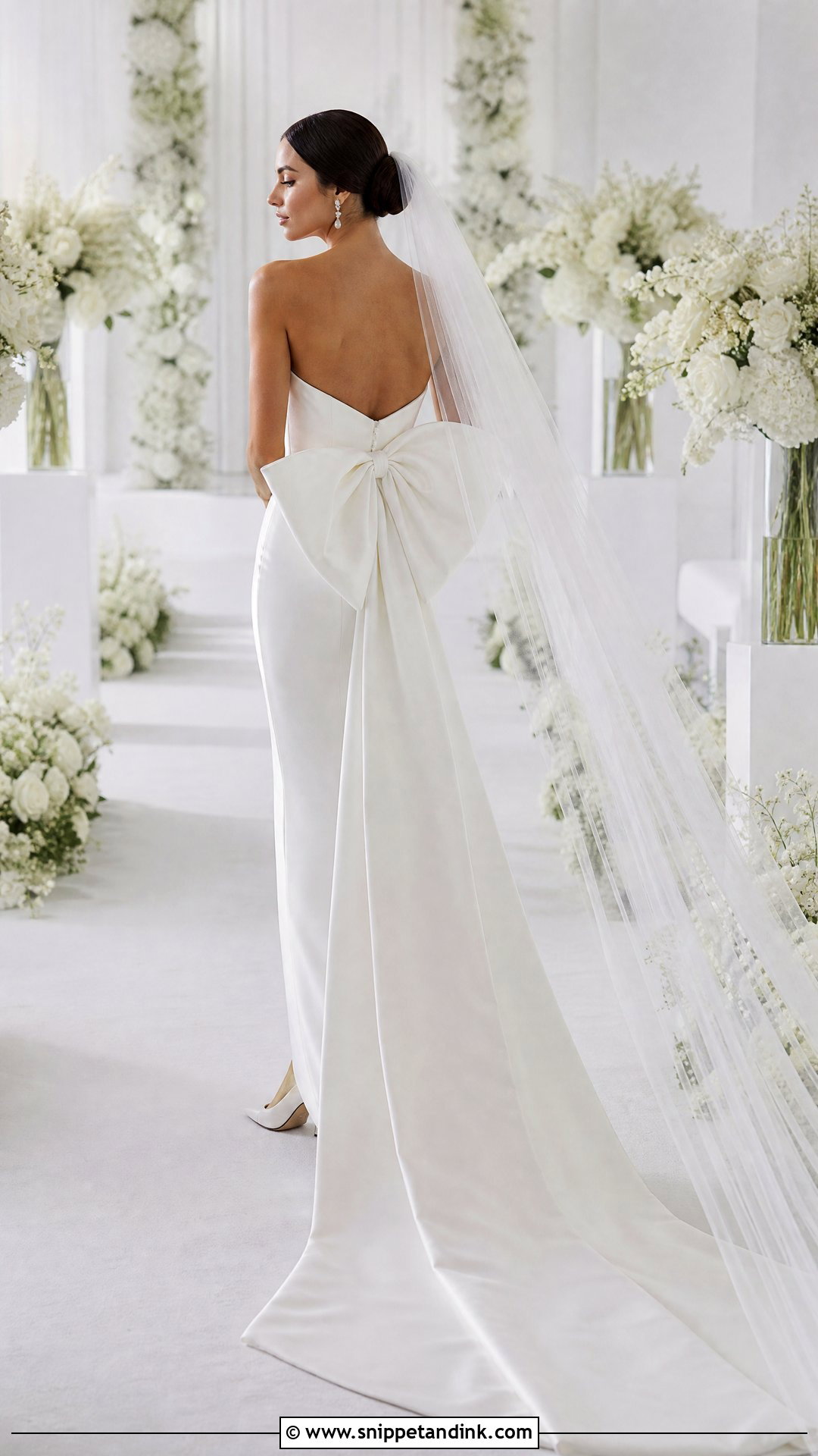 Bow Back Wedding Dress - Snippet and Ink - 20 Bride Dresses 2025
