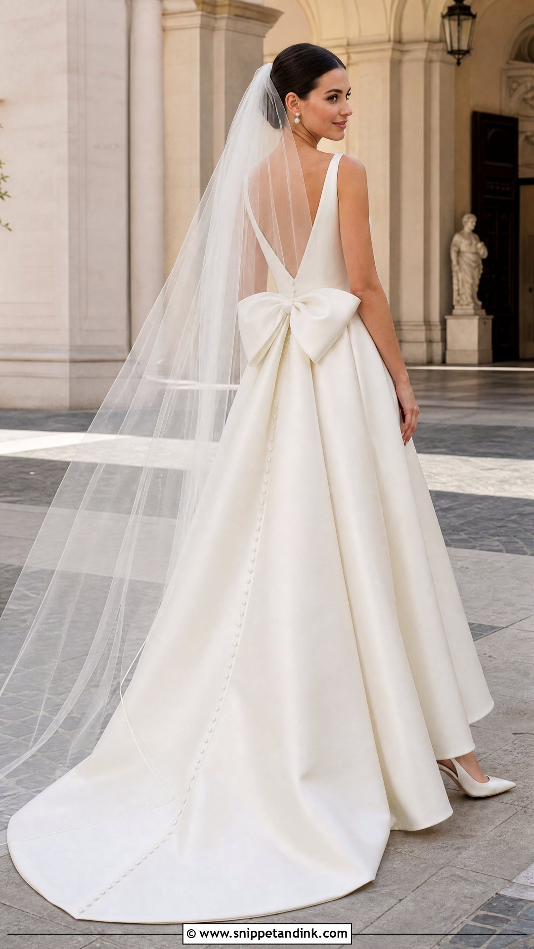 Bow Back Wedding Dress - Snippet and Ink - 20 Elegant Wedding Dress Inspo Ideas