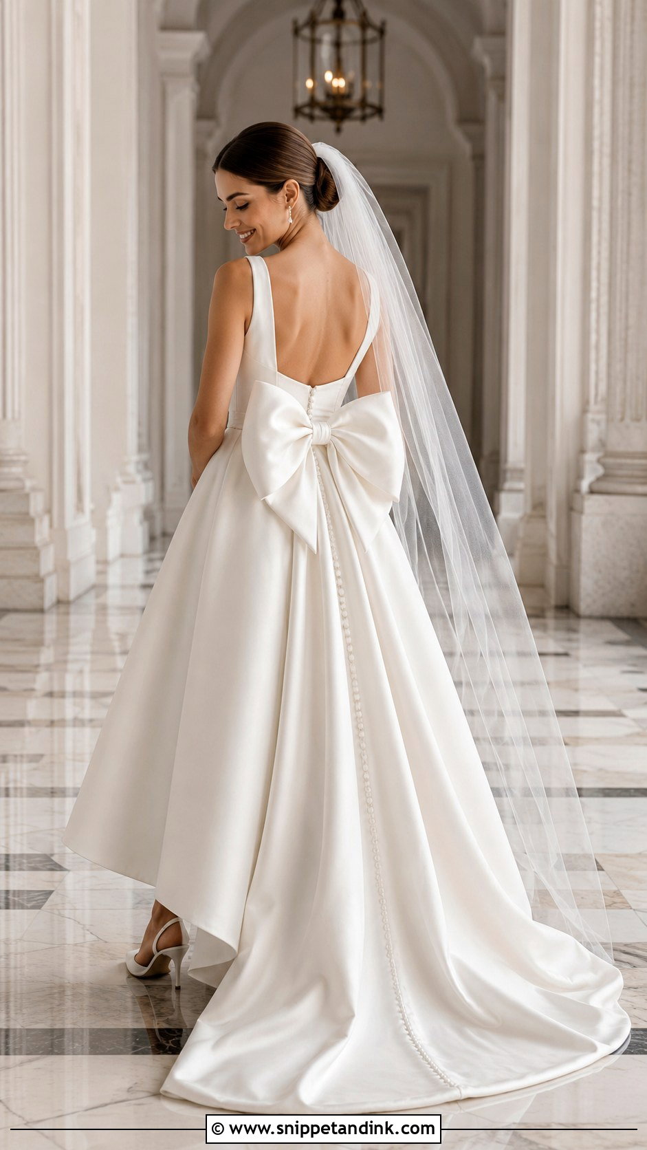 Bow Back Wedding Dress - Snippet and Ink - 20 Fairy Tail Wedding Dress Ideas