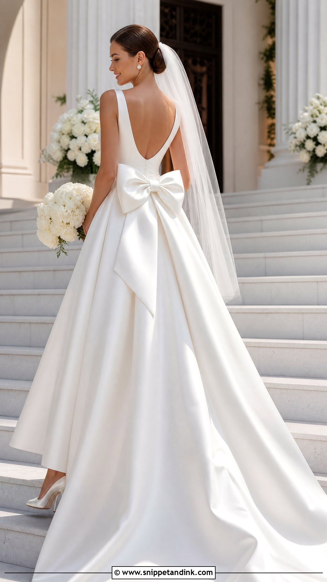 Bow Back Wedding Dress - Snippet and Ink - 25 Back of Wedding Dress Ideas