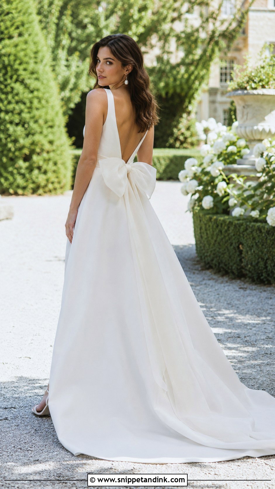 Bow Back Wedding Dress - Snippet and Ink - 25 Fairycore Wedding Dress Ideas
