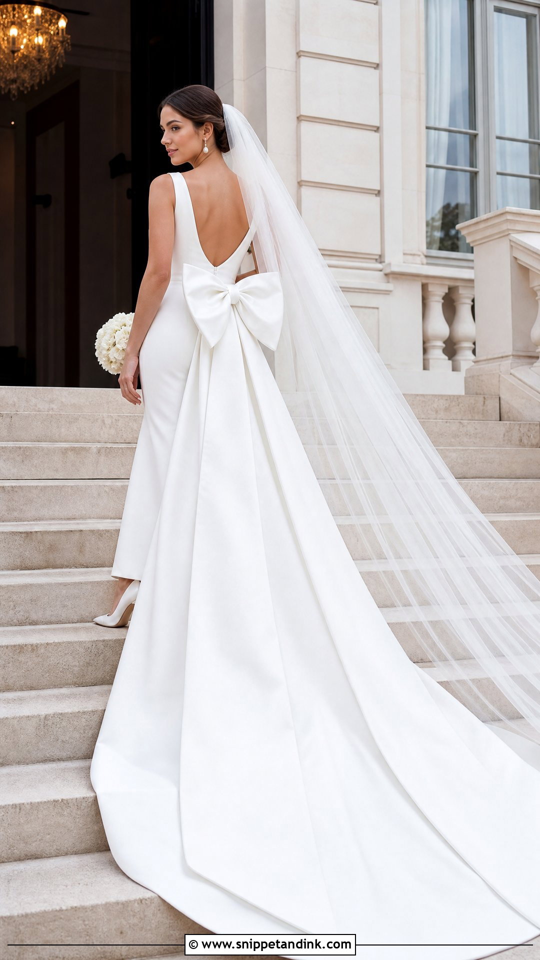 Bow Back Wedding Dress - Snippet and Ink - 25 Luxurious Wedding Dress Ideas