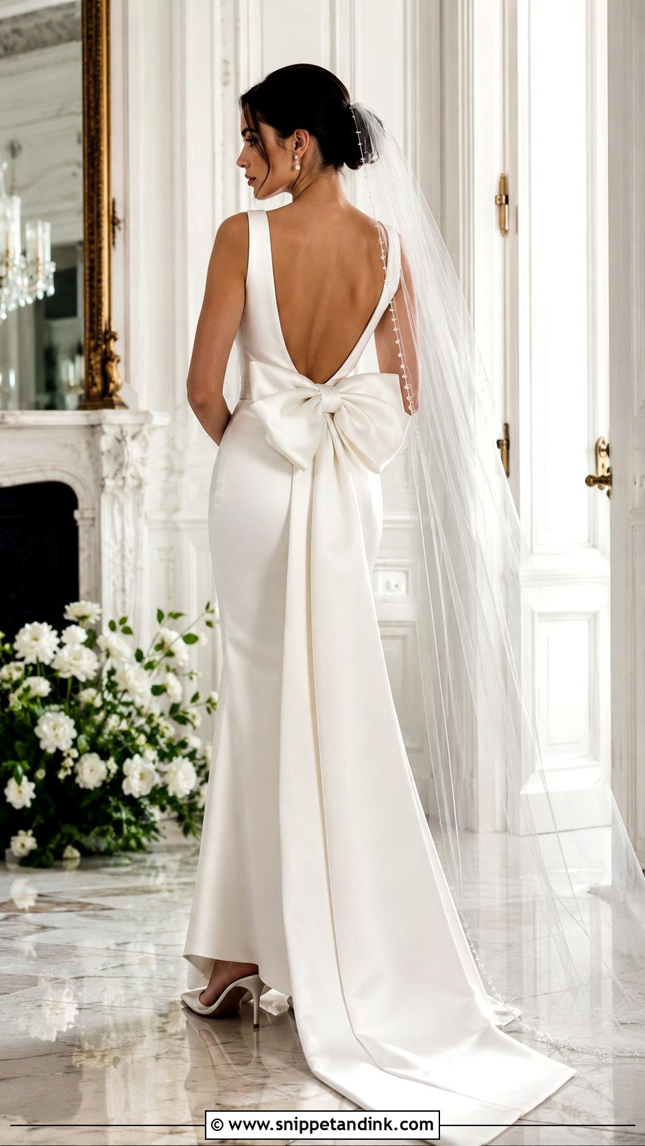 Bow Back Wedding Dress - Snippet and Ink - 25 Wedding Dress for Bride Ideas