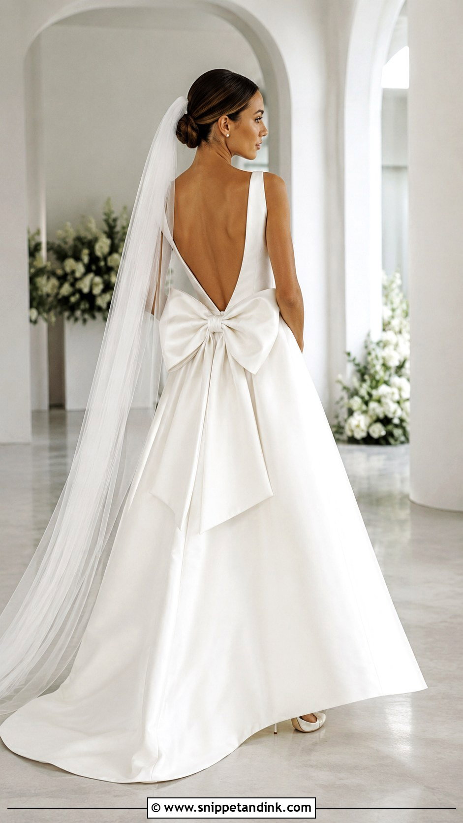 Bow Back Wedding Dress - Snippet and Ink - 20 Dream Wedding Dresses Ideas the Bride