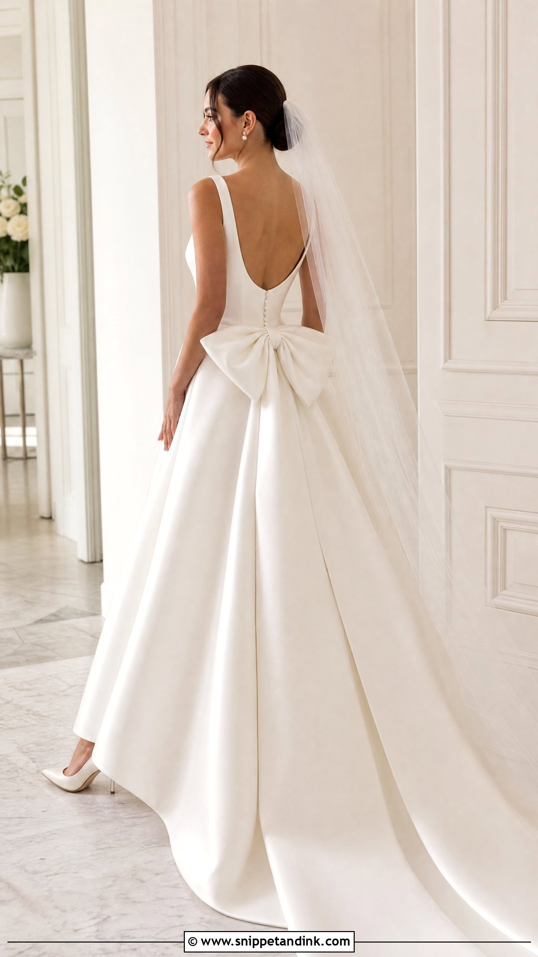 Bow Back Wedding Dress - Snippet and Ink - 20 Faith Kelly Wedding Dress Ideas