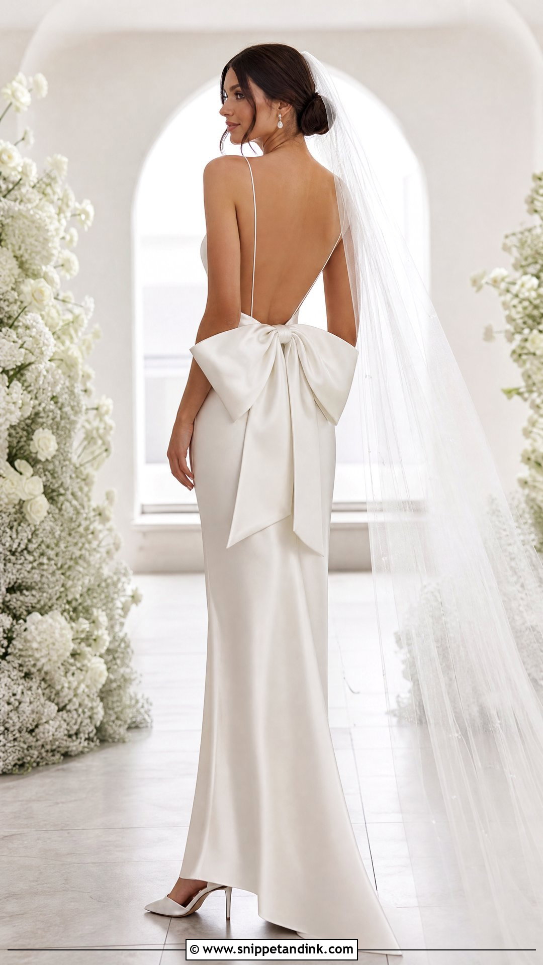 Bow Back Wedding Dress - Snippet and Ink - 20 Wedding Dress Pictures Ideas