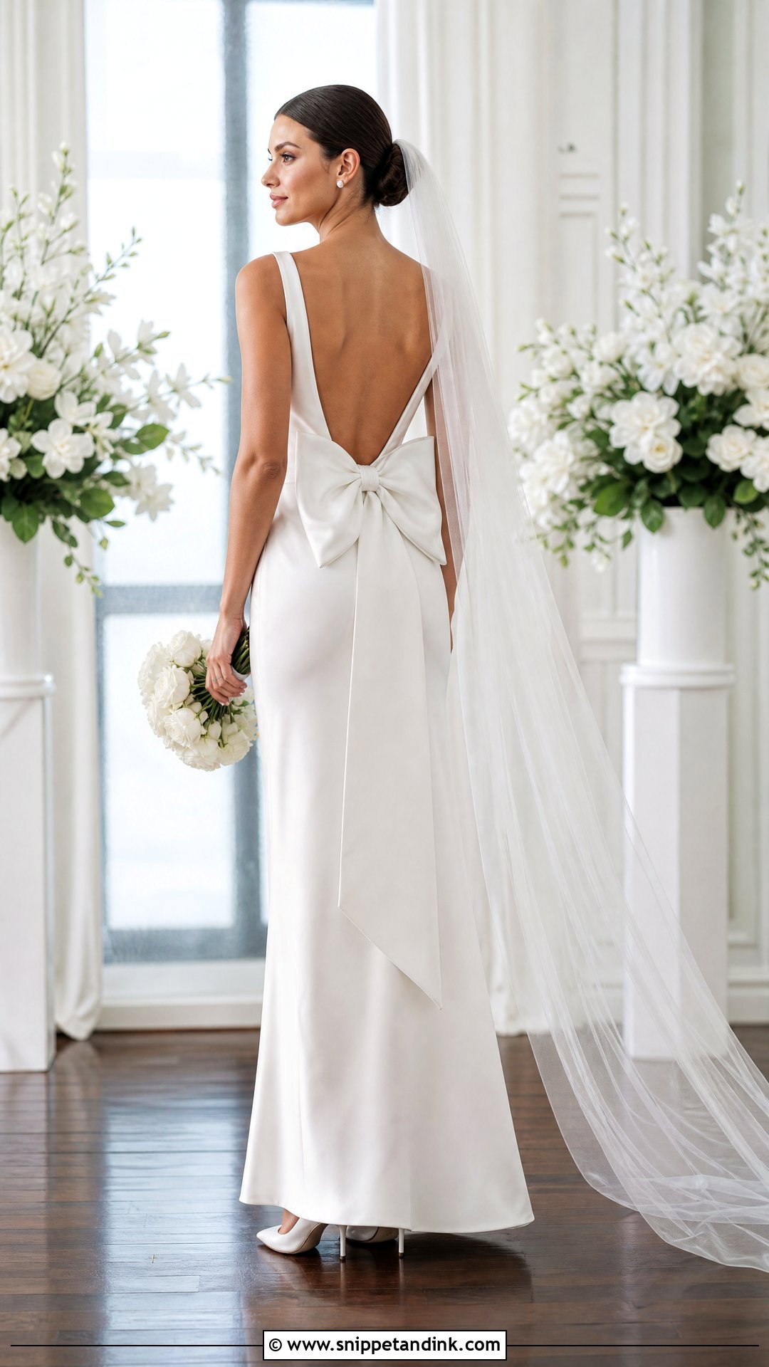 Bow Back Wedding Dress - Snippet and Ink - 20 Wedding Dresses Photos