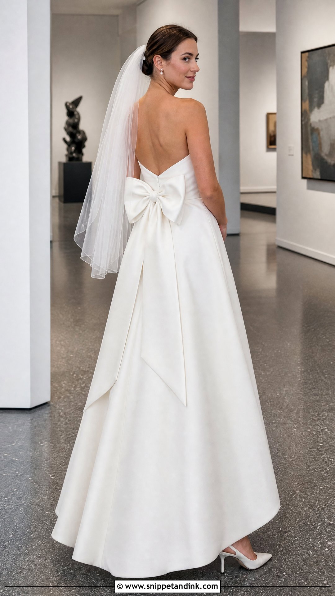 Bow Back Wedding Gown - Snippet and Ink - 20 Wedding Gown 2025 Ideas