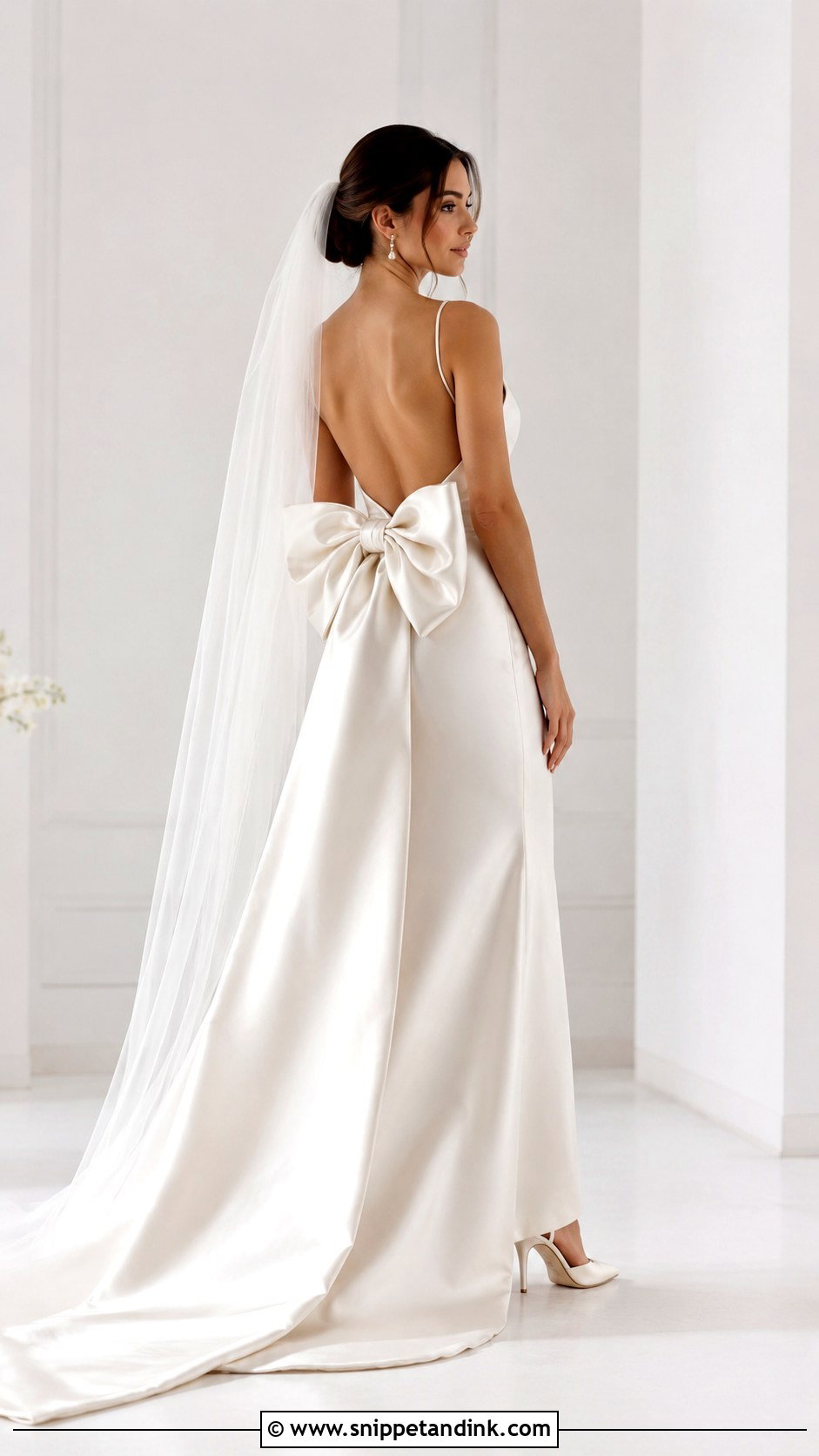 Bow Detail Bride Look - Snippet and Ink - 25 Bride Looks