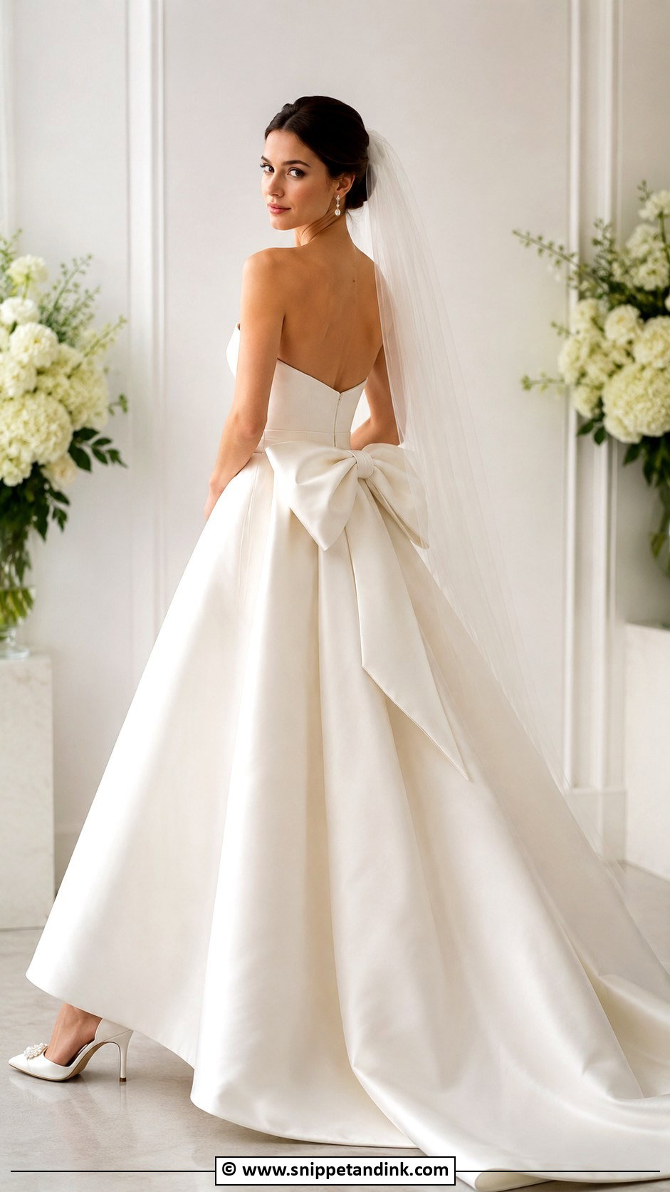 Bow Fairytale Wedding Dress - Snippet and Ink - 30 Fairytale Wedding Dress Ideas