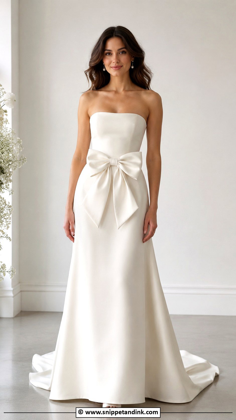 Bow Front Wedding Dress - Snippet and Ink - 25 Wedding Dress with Bow Ideas
