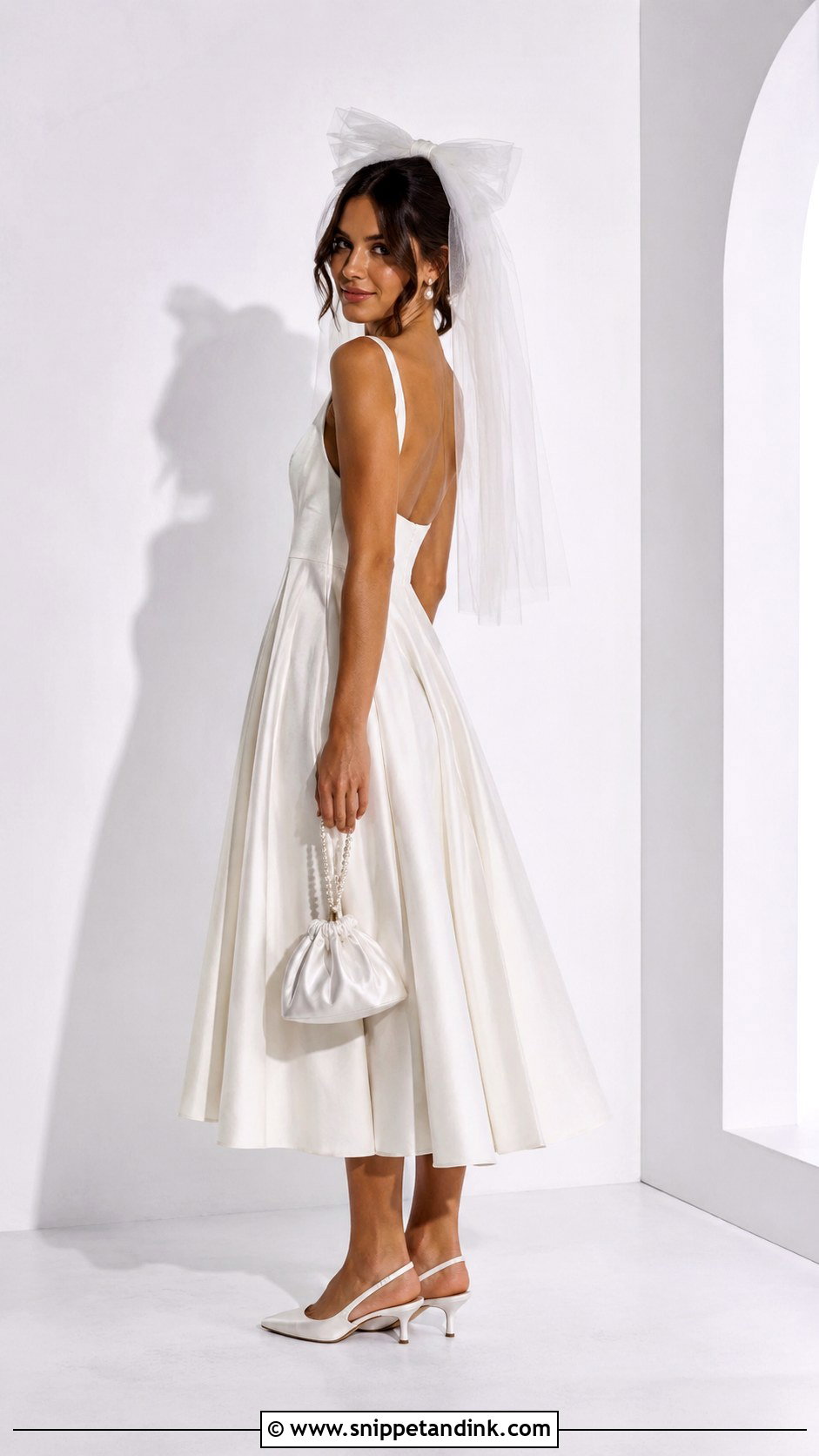 Bow Head Veil Outfit - Snippet and Ink - 25 Head Veil Ideas