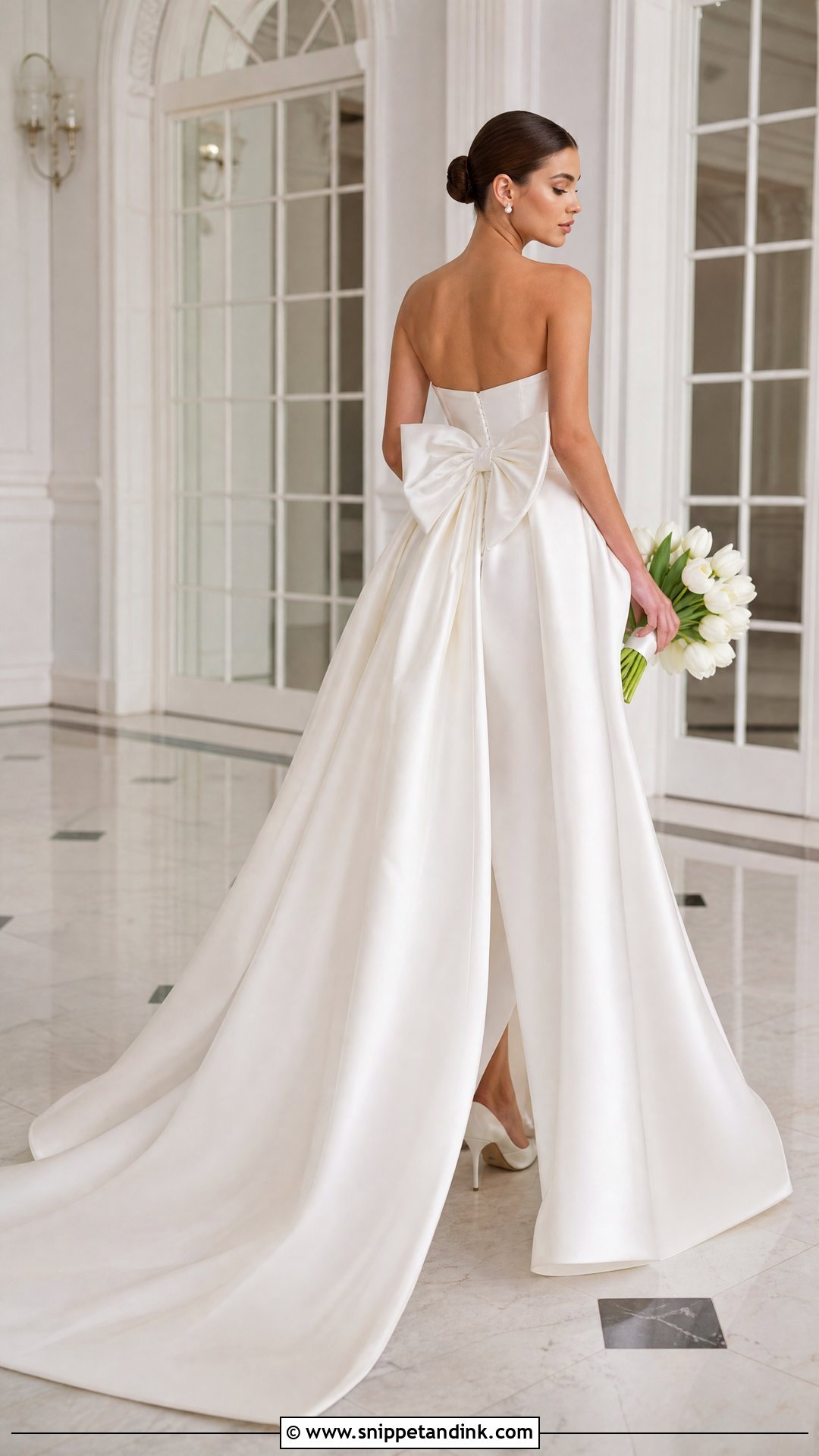 Bow Over Skirt Wedding Dress - Snippet and Ink - 20 Over Skirt Wedding Dress Ideas