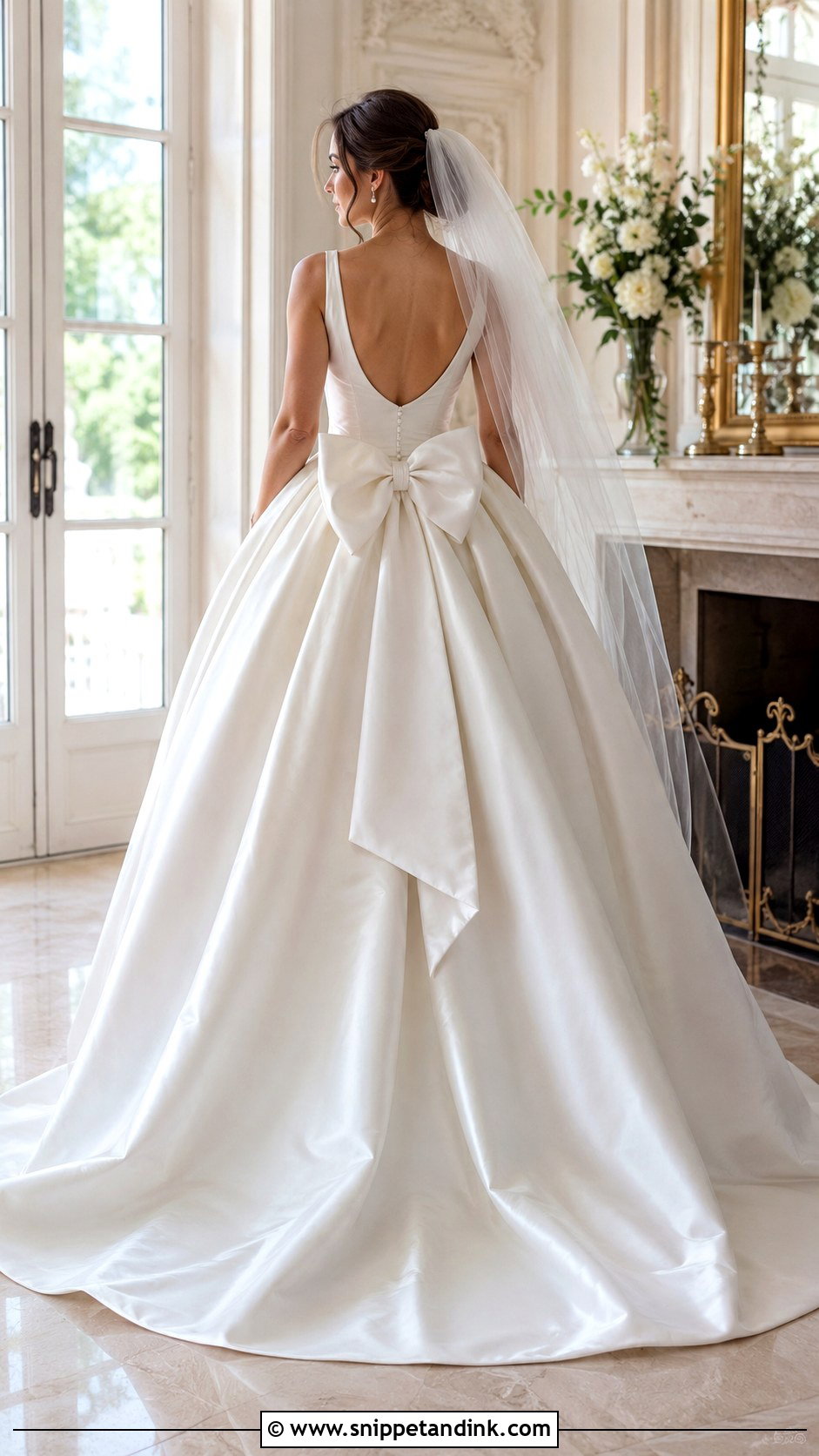Bow Poofy Wedding Dress - Snippet and Ink - 30 Poofy Wedding Dress Ideas