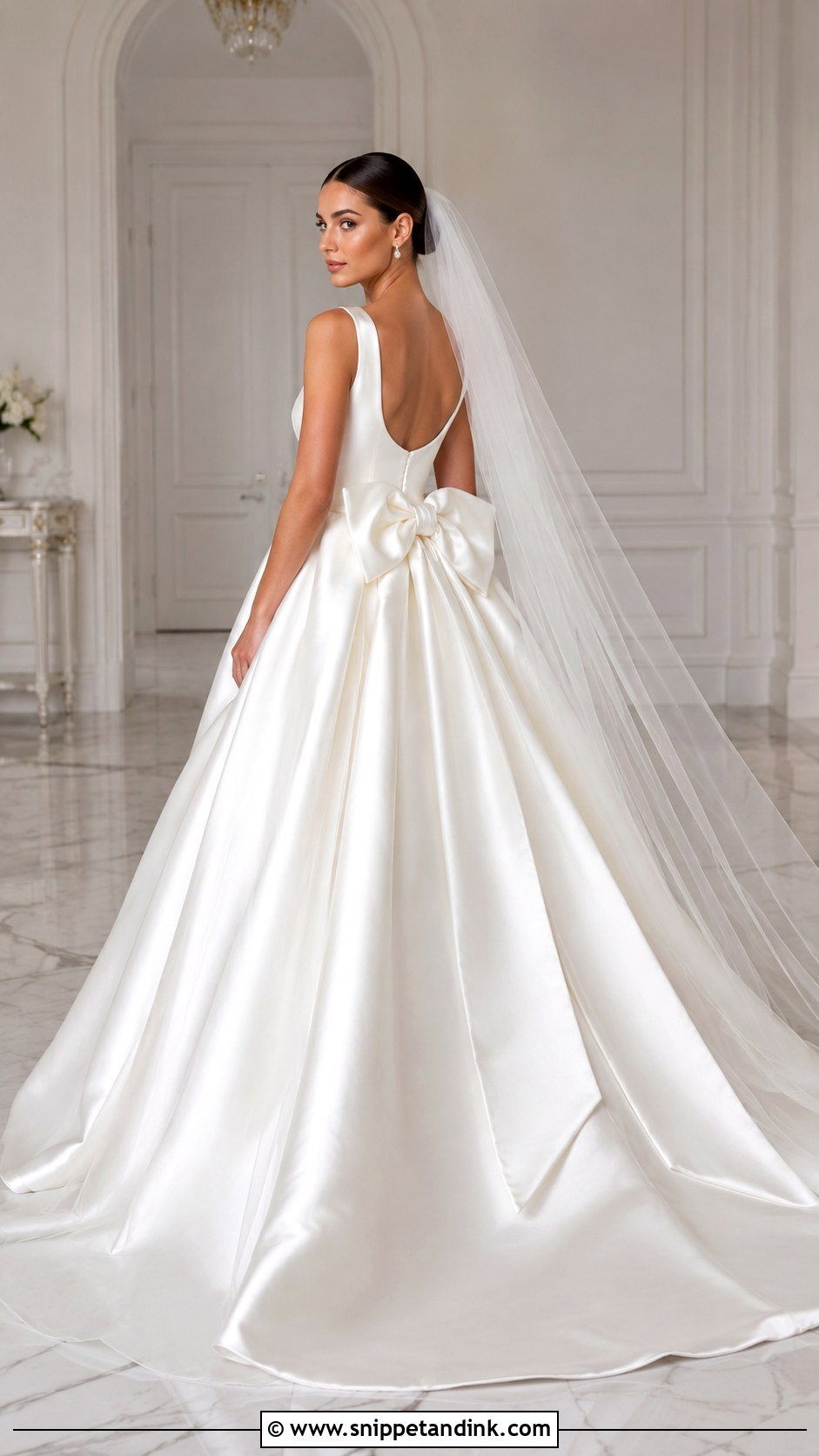 Bow Princess Ball Gown Wedding Dress - Snippet and Ink - 25 Princess Wedding Dresses Ball Gown