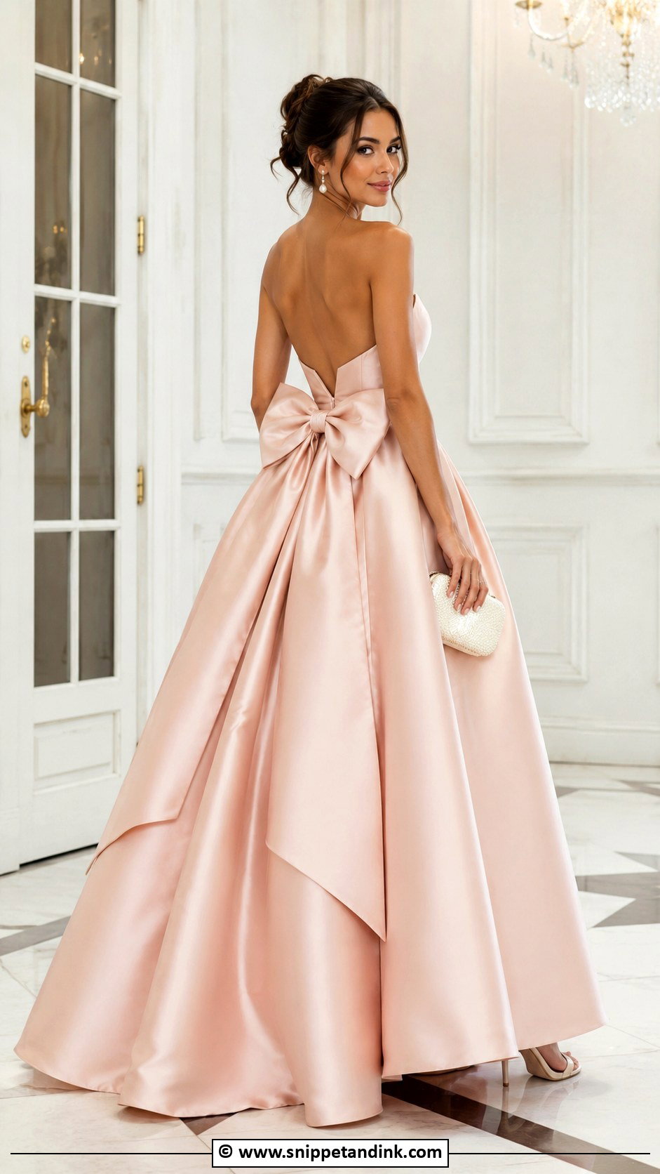 Bow Princess Gown - Snippet and Ink - 35 Princess Gown Ideas