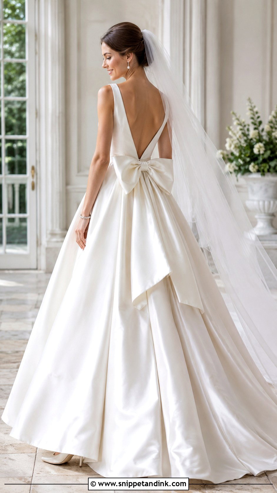 Bow Princess Wedding Dress - Snippet and Ink - 25 Dream Princesses Wedding Dresses