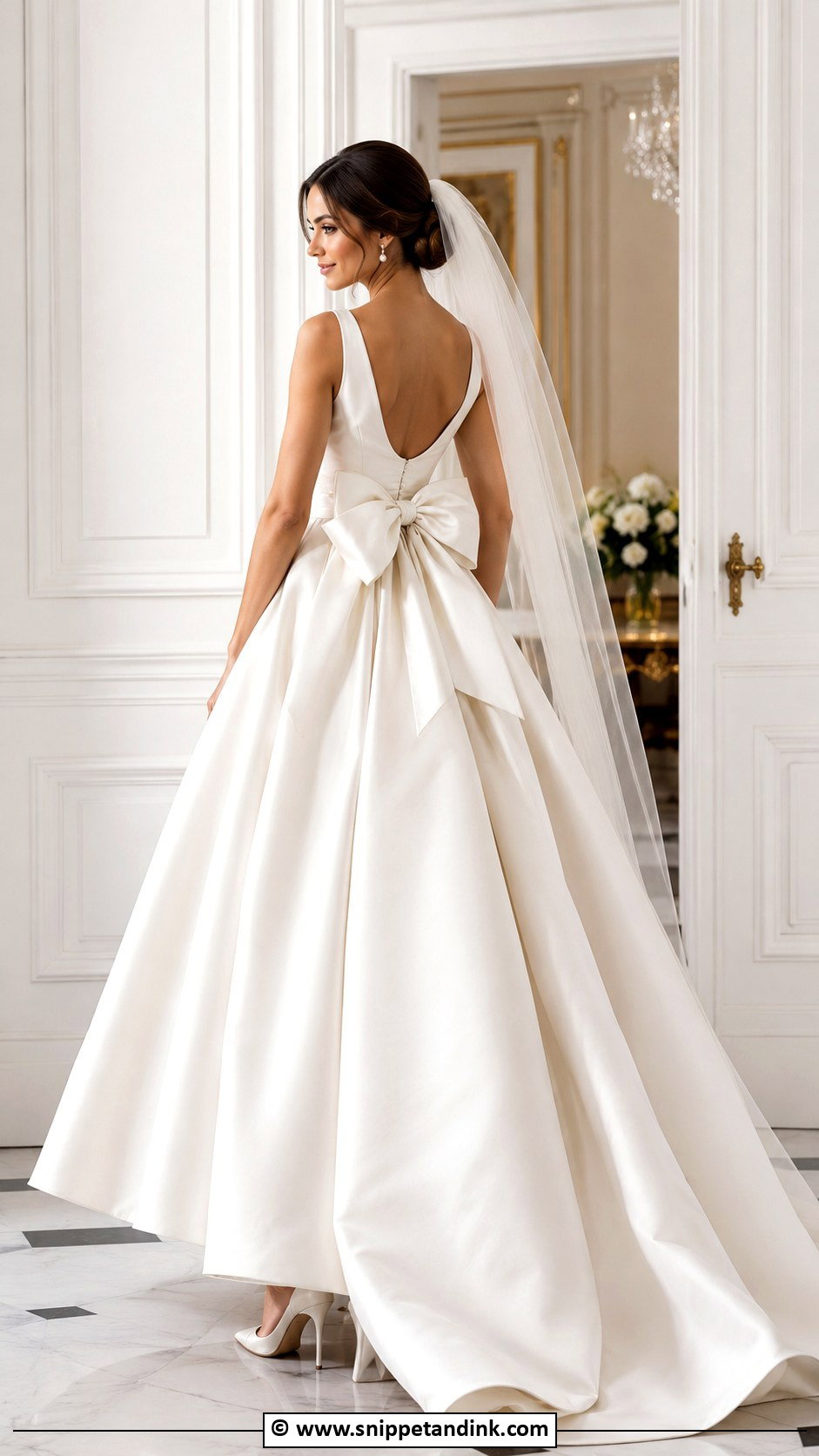 Bow Princess Wedding Dress - Snippet and Ink - 35 Princess Wedding Dresses