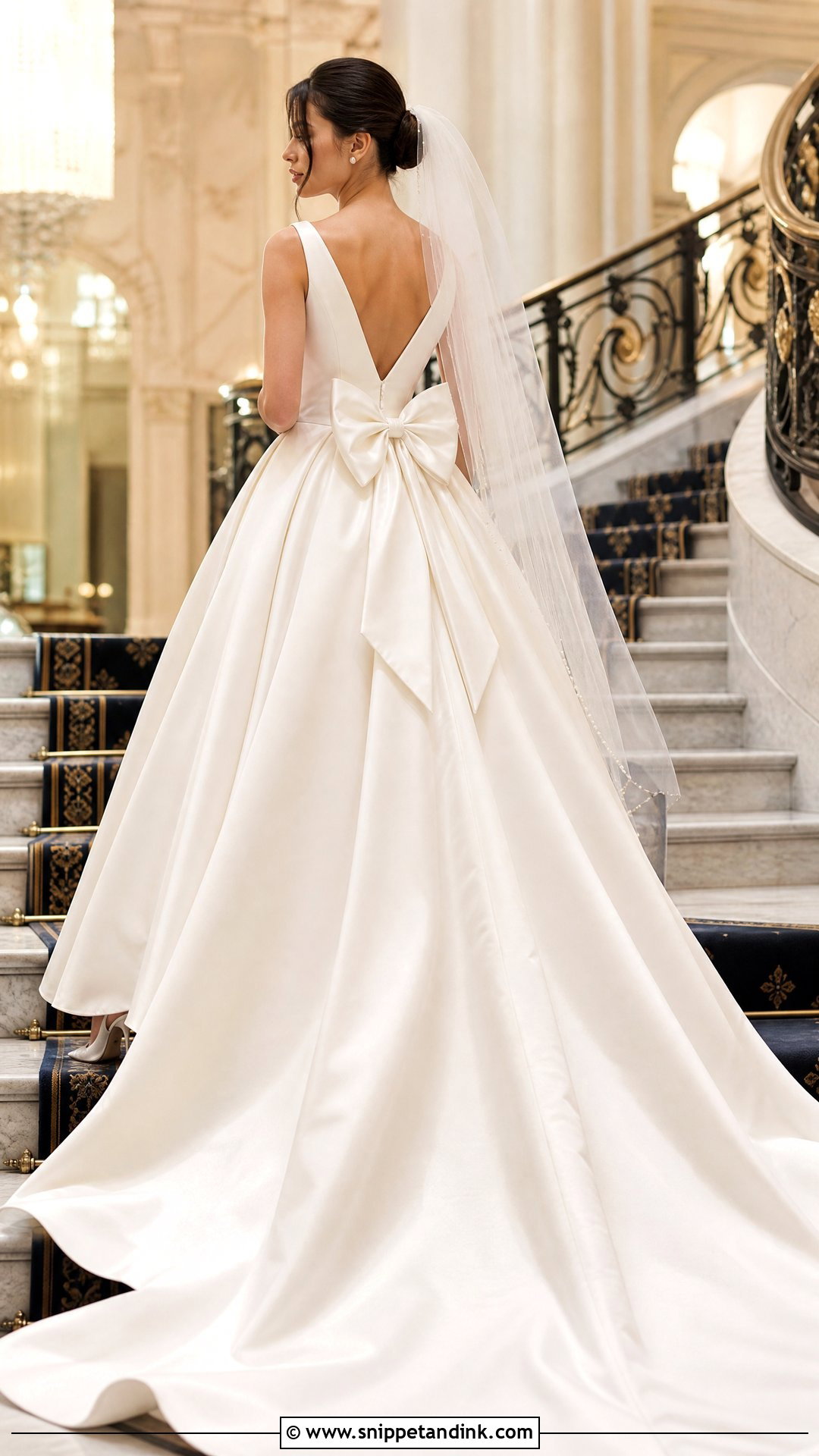 Bow Princess Wedding Gown - Snippet and Ink - 25 Dream Princesses Wedding Gown Ideas