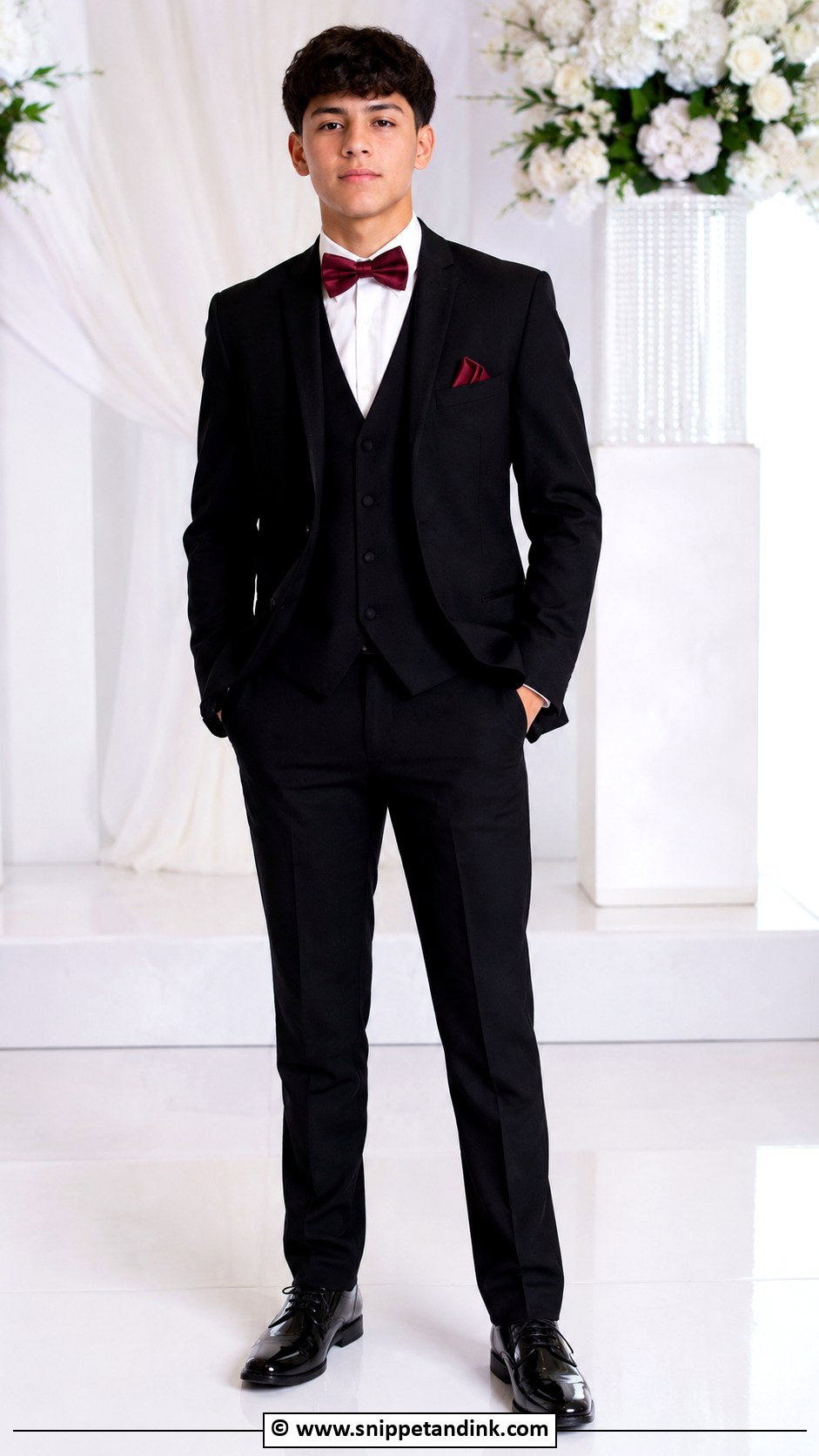 Bow Tie Chambelanes Outfit - Snippet and Ink - 25 Chambelanes Outfits