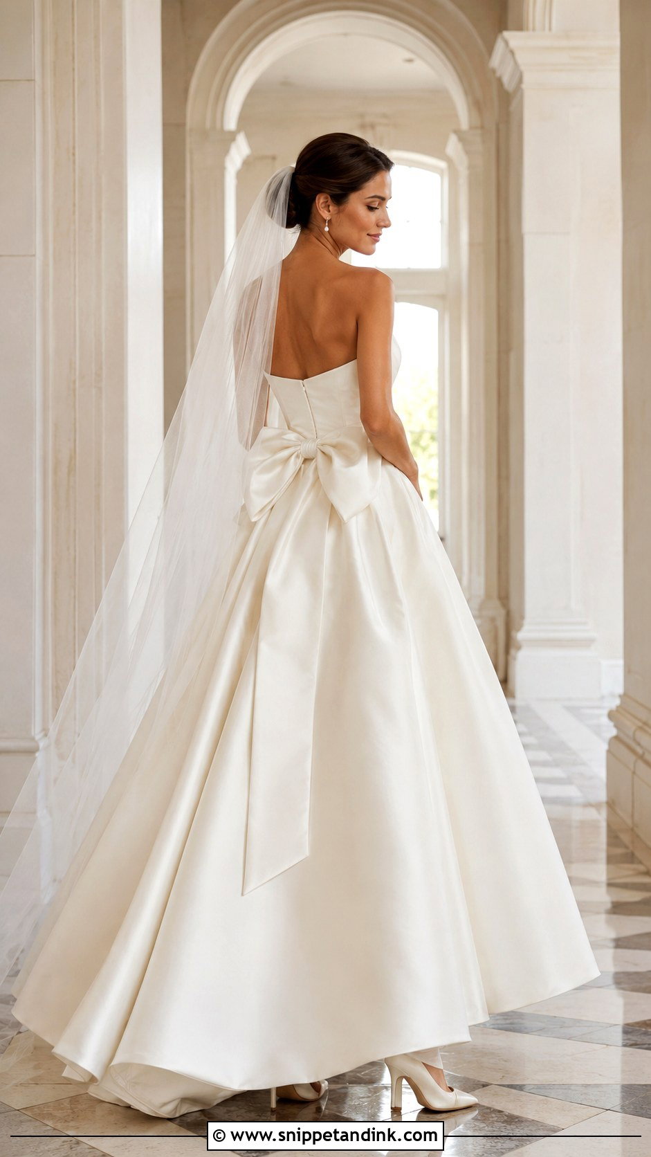 Bow Wedding Dress - Snippet and Ink - 30 Fancy Wedding Dresses