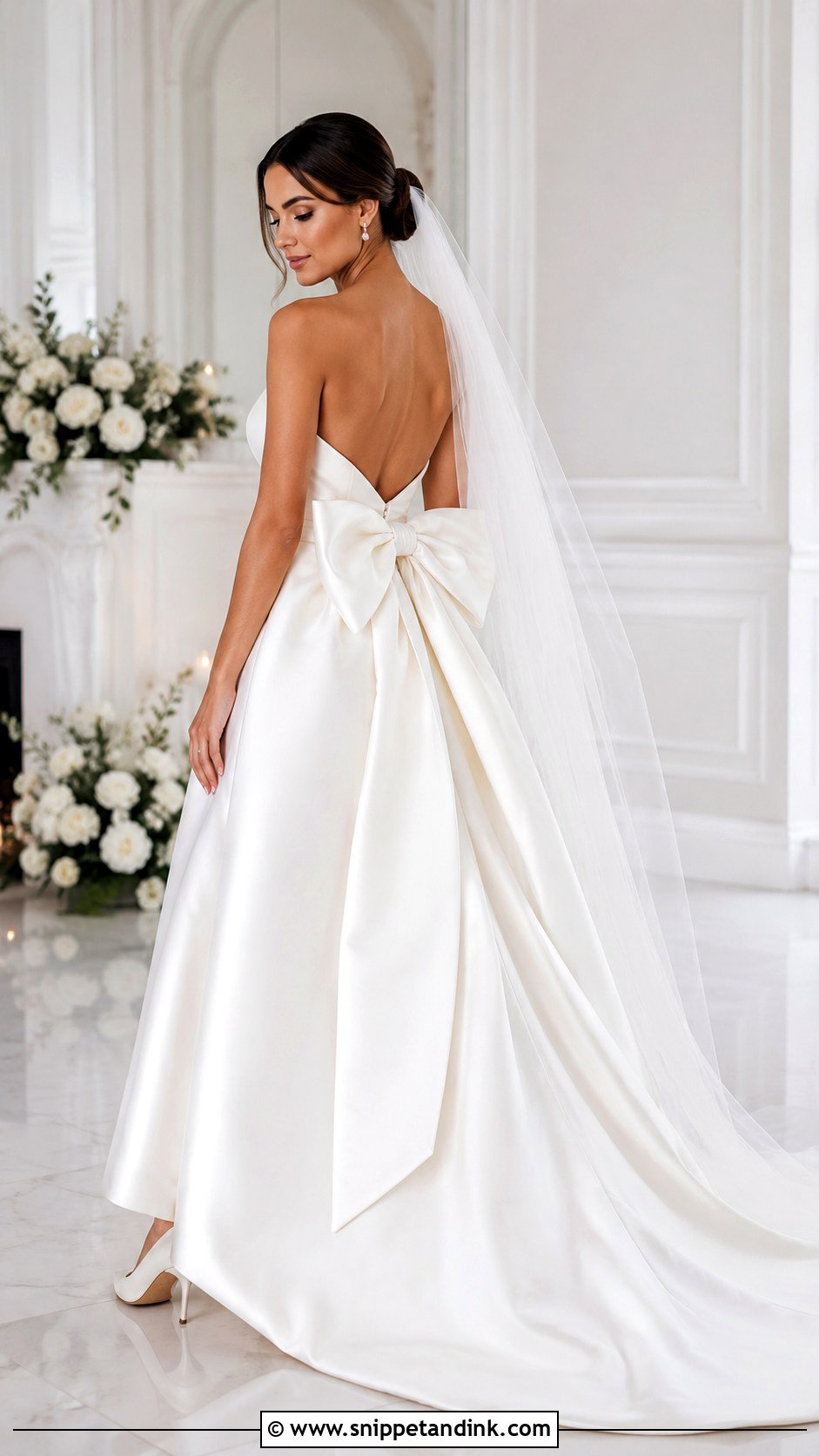 Bow Wedding Dress - Snippet and Ink - 25 Wedding Dresses 2025 Bride